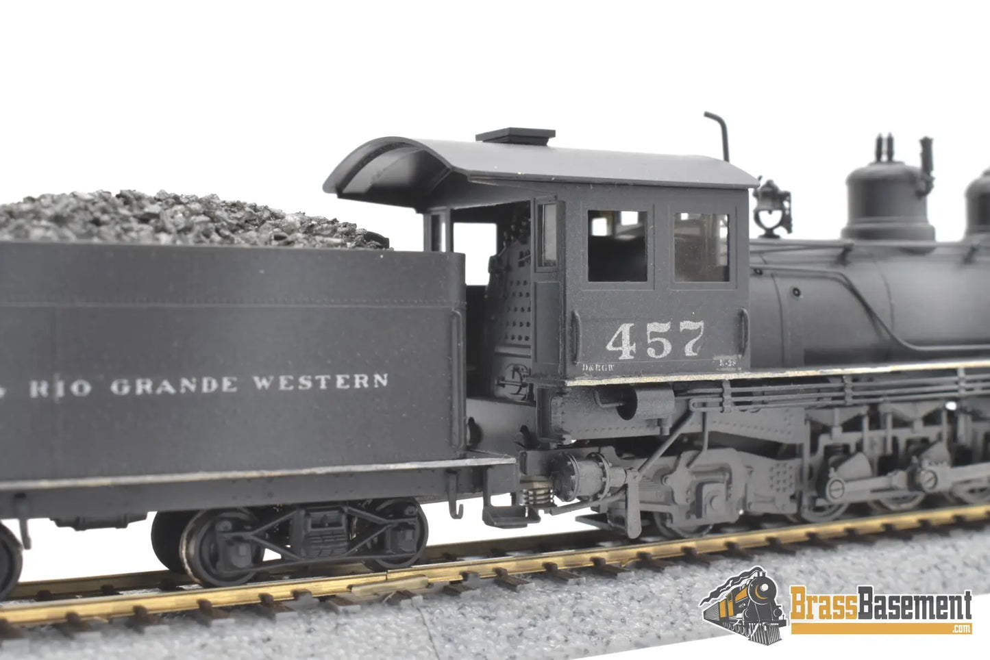 Hon3 Brass - Wmc Westside D&Rgw Rio Grande K - 27 2 - 8 - 2 ‘Slide Valve’ #457 C/P Steam