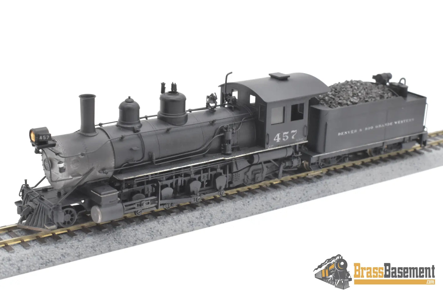 Hon3 Brass - Wmc Westside D&Rgw Rio Grande K - 27 2 - 8 - 2 ‘Slide Valve’ #457 C/P Steam