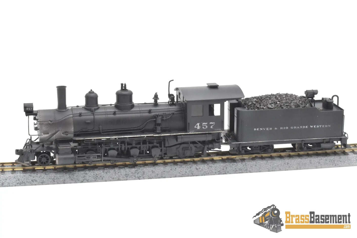 Hon3 Brass - Wmc Westside D&Rgw Rio Grande K - 27 2 - 8 - 2 ‘Slide Valve’ #457 C/P Steam