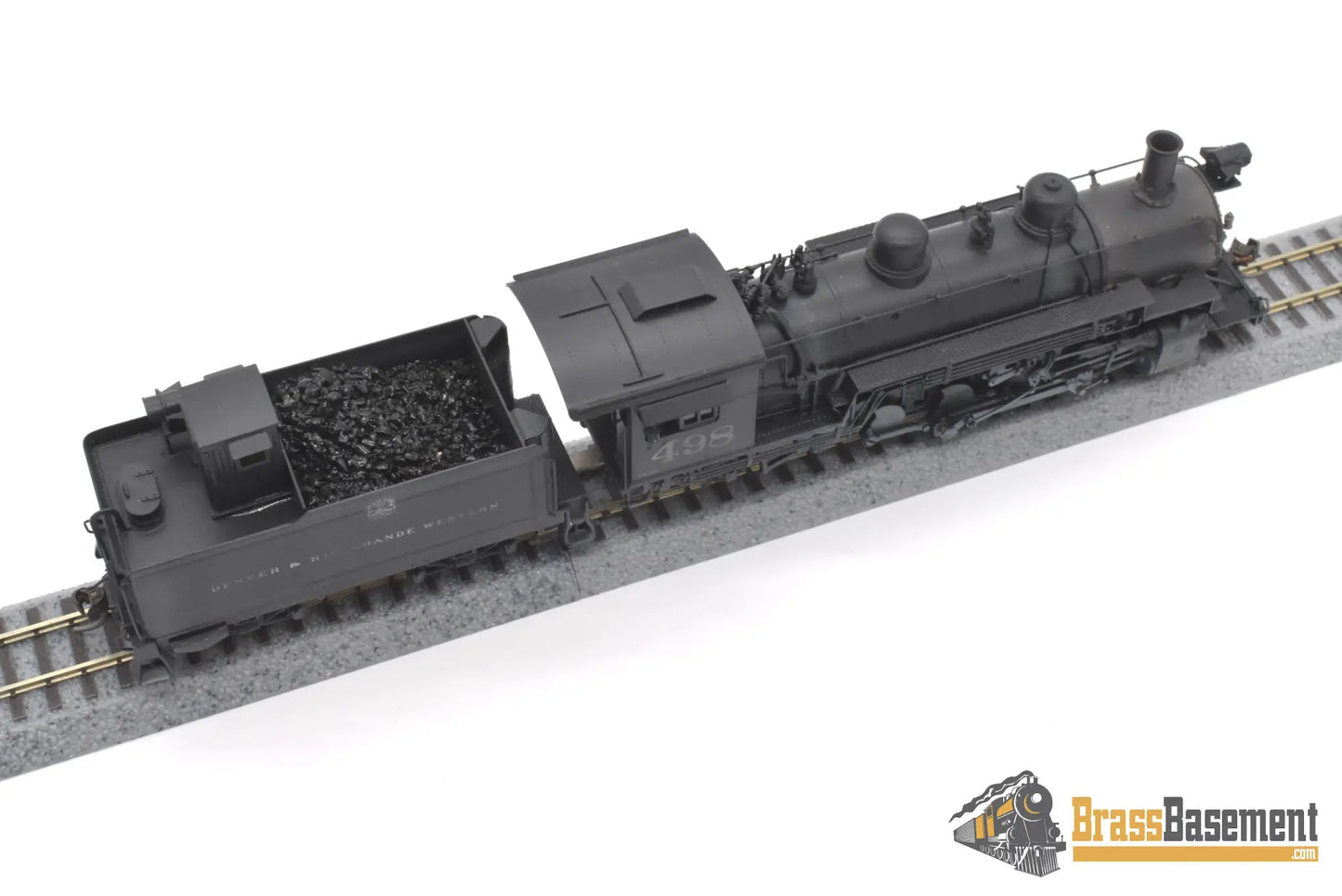 Hon3 Brass - Wmc Westside D&Rgw Rio Grande K - 37 2 - 8 - 2 #498 C/P Moffat Herald Steam