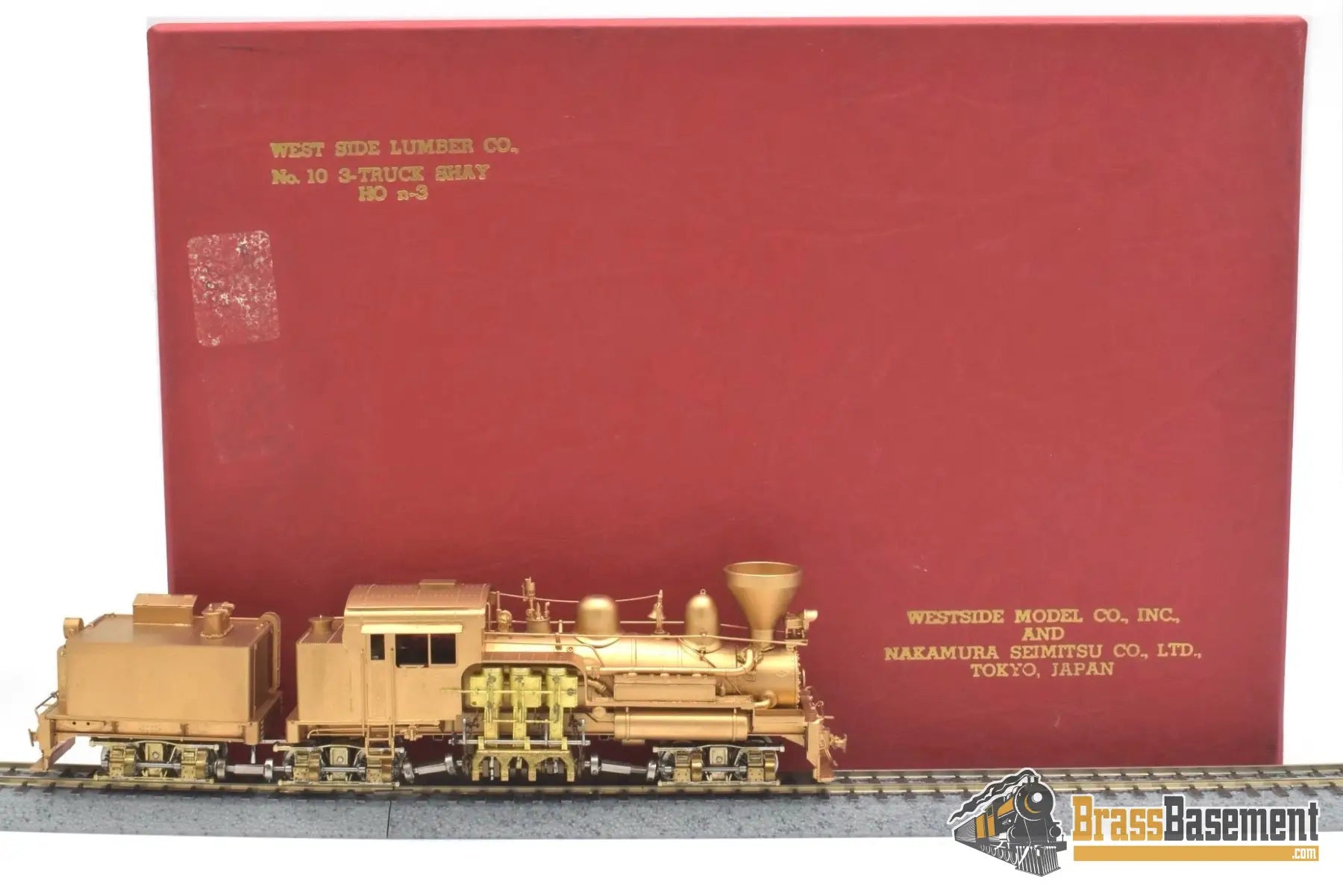 Hon3 Brass - Wmc Westside Lumber Co Wslco #10 Shay Mint Incredible Runner! Steam