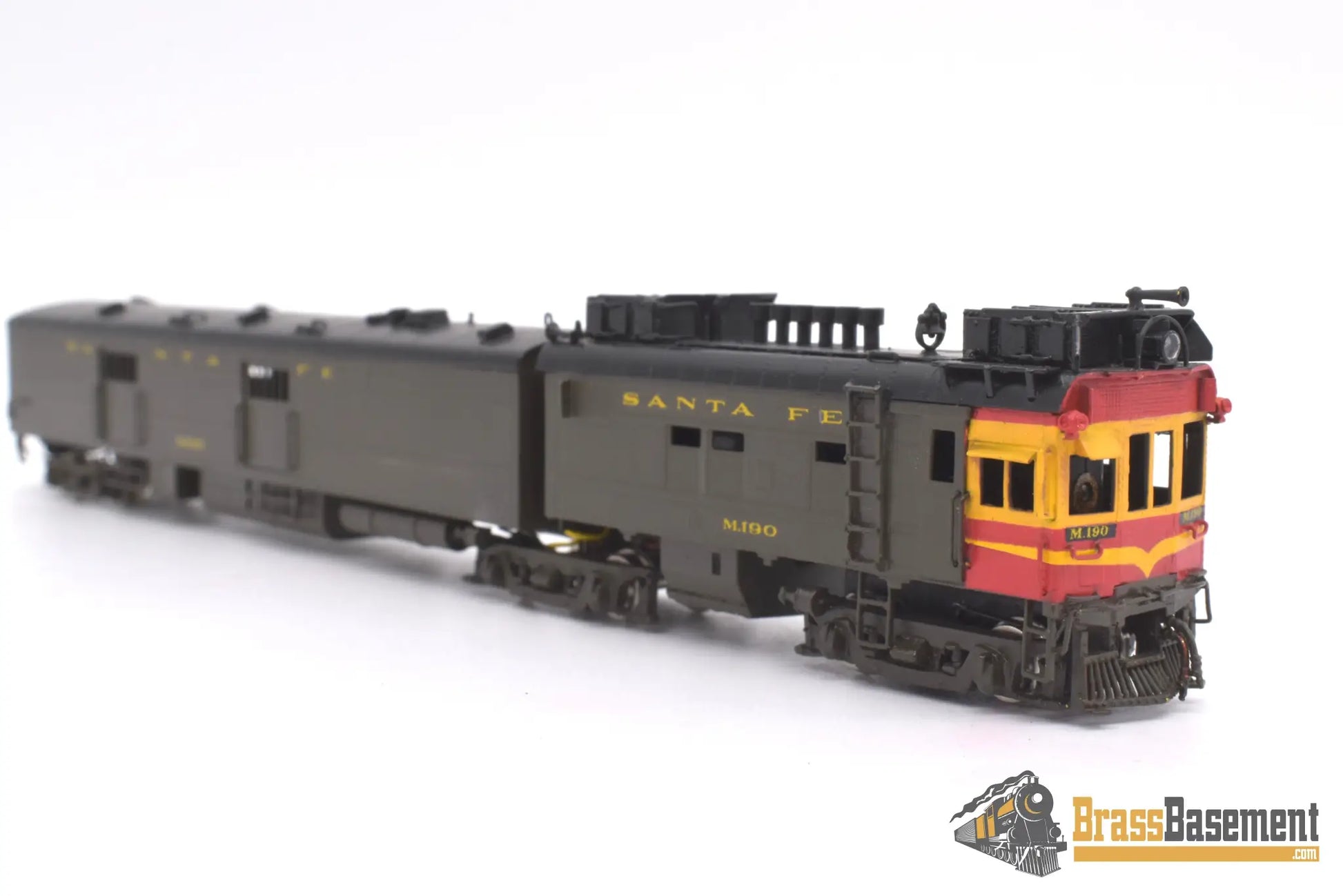 N Brass - Hallmark M - 190 Motor Car Articulated Doodlebug F/P Samhongsa + Bonus Passenger Diesel