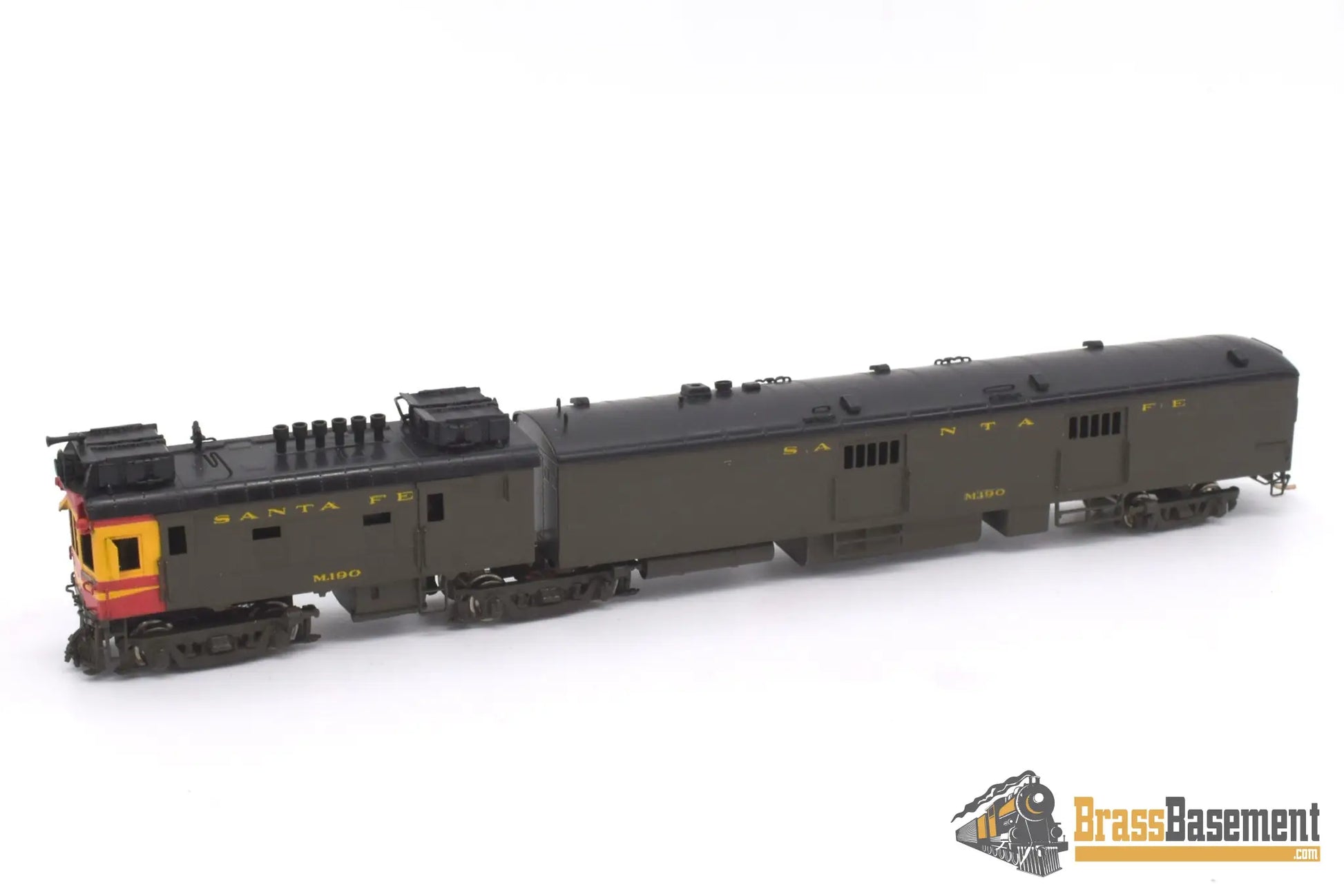 N Brass - Hallmark M - 190 Motor Car Articulated Doodlebug F/P Samhongsa + Bonus Passenger Diesel