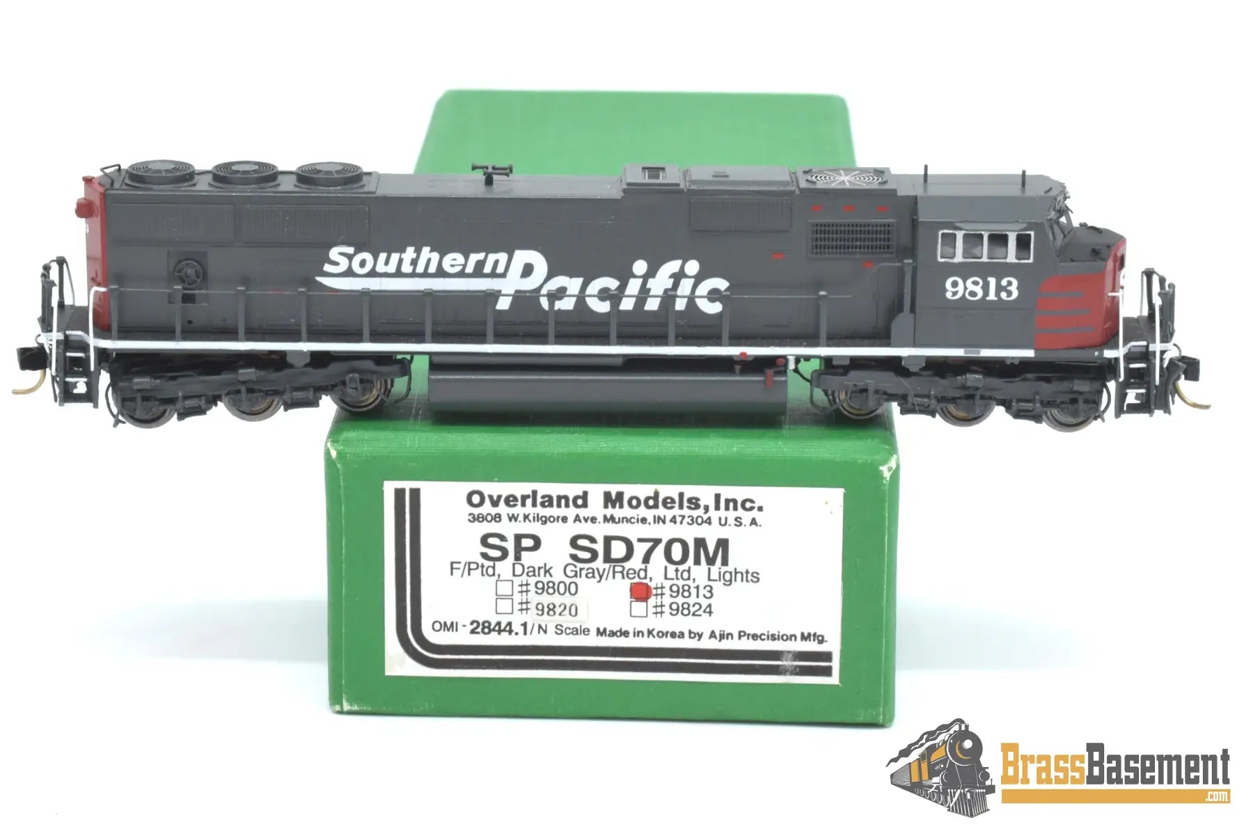 N Brass - Omi 2844.1 Southern Pacific Sp Sd70M #9813 Factory Paint Ajin Diesel