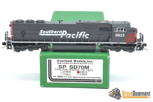 N Brass - Omi 2844.1 Southern Pacific Sp Sd70M #9813 Factory Paint Ajin Diesel