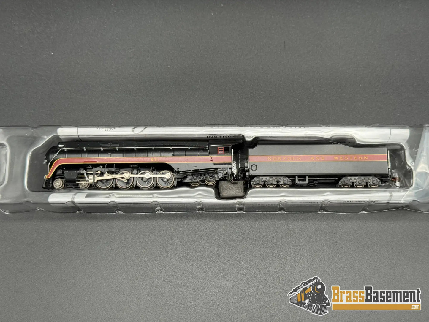 N Scale - Bachmann 82153 - Norfolk & Western N&W ’J’ 4-8-4 #611 Steam Locomotive - Mint Steam