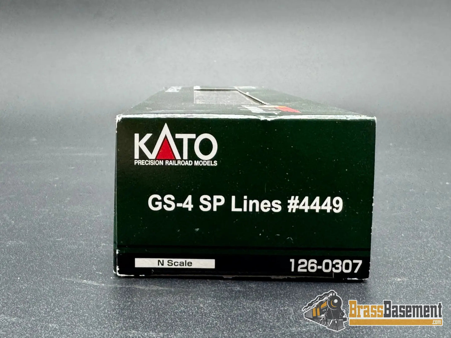 N Scale - Kato 126-0307 - Southern Pacific Lines SPL GS-4 4-8-4 #4449 - MINT Steam