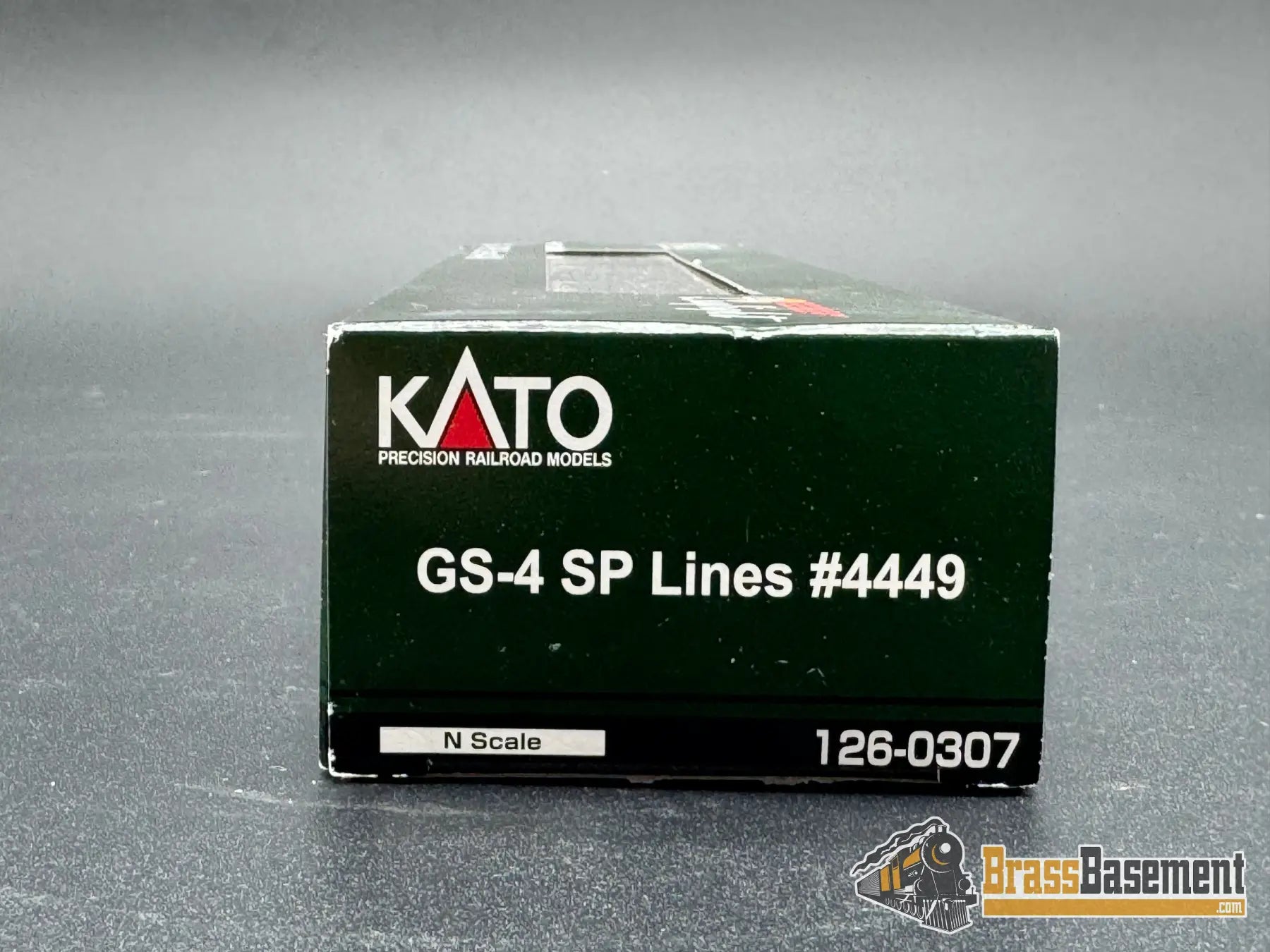N Scale - Kato 126-0307 - Southern Pacific Lines SPL GS-4 4-8-4 #4449 - MINT Steam