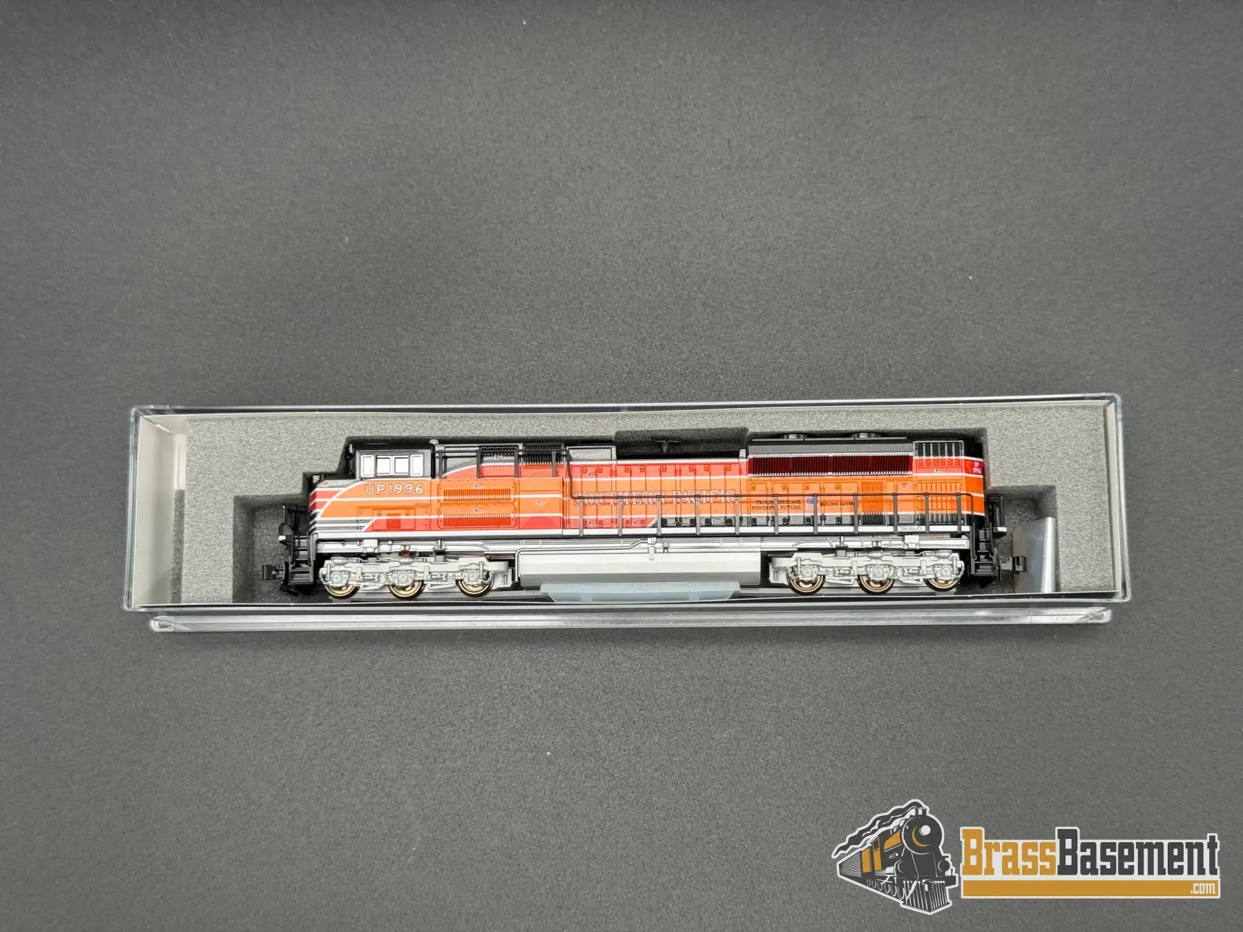 N Scale - Kato 176-8406 - Southern Pacific SP Heritage Unit #1996 SD70ACe - Mint Steam