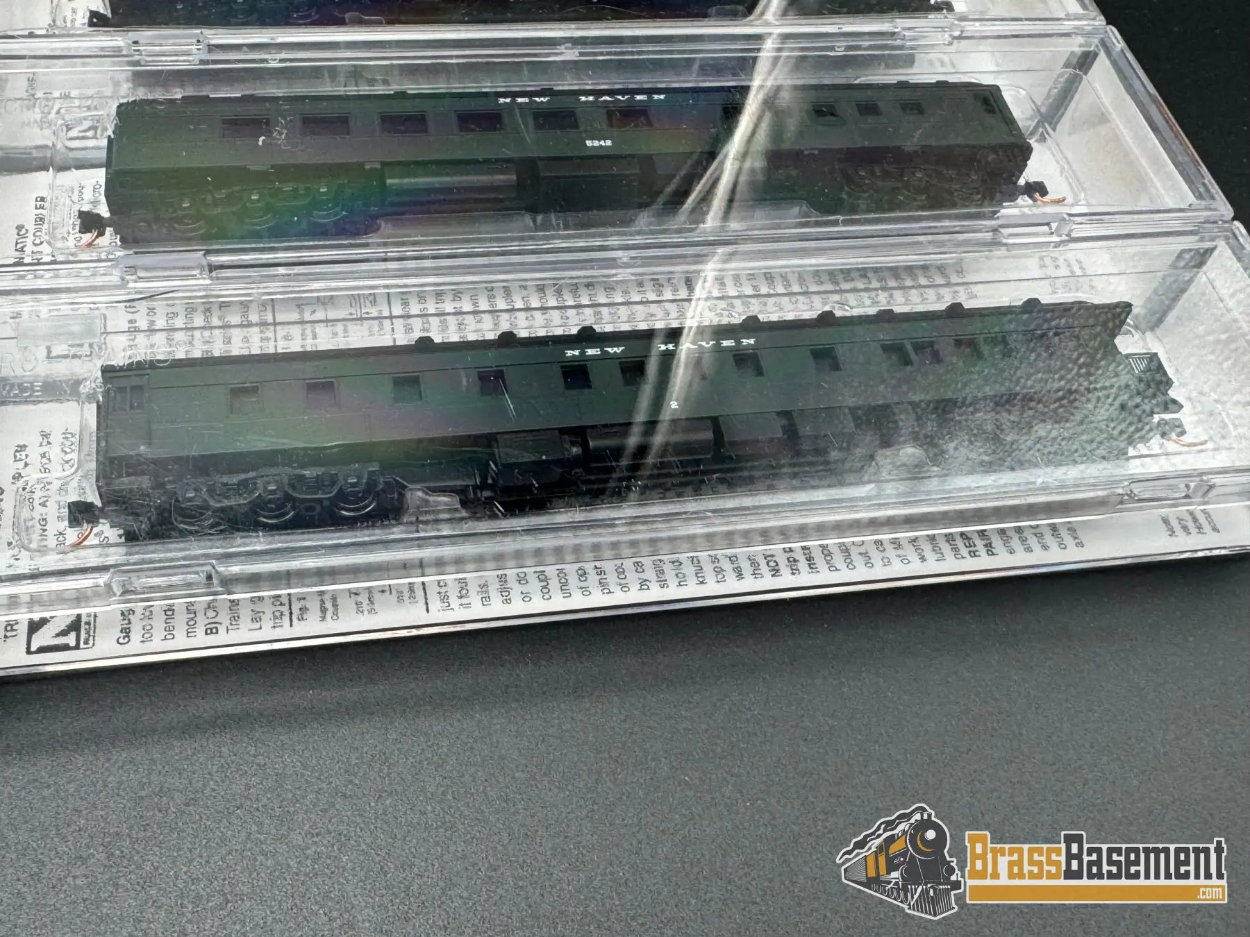 N Scale - Micro Trains - New Haven NYNH&H 8 Car Passenger Set MINT Steam