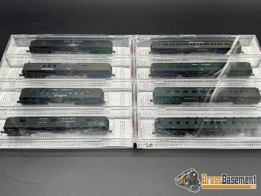 N Scale - Micro Trains - New Haven NYNH&H 8 Car Passenger Set MINT Steam