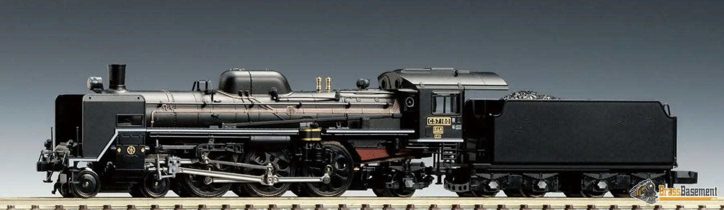 N Scale - Tomix 2005 - C57-180 4-6-2 JNR Steam Locomotive - Mint Steam