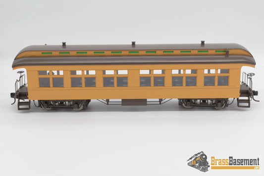 O Brass - Beaver Creek Old Time 3X Coach Set Fp Yellow Passenger