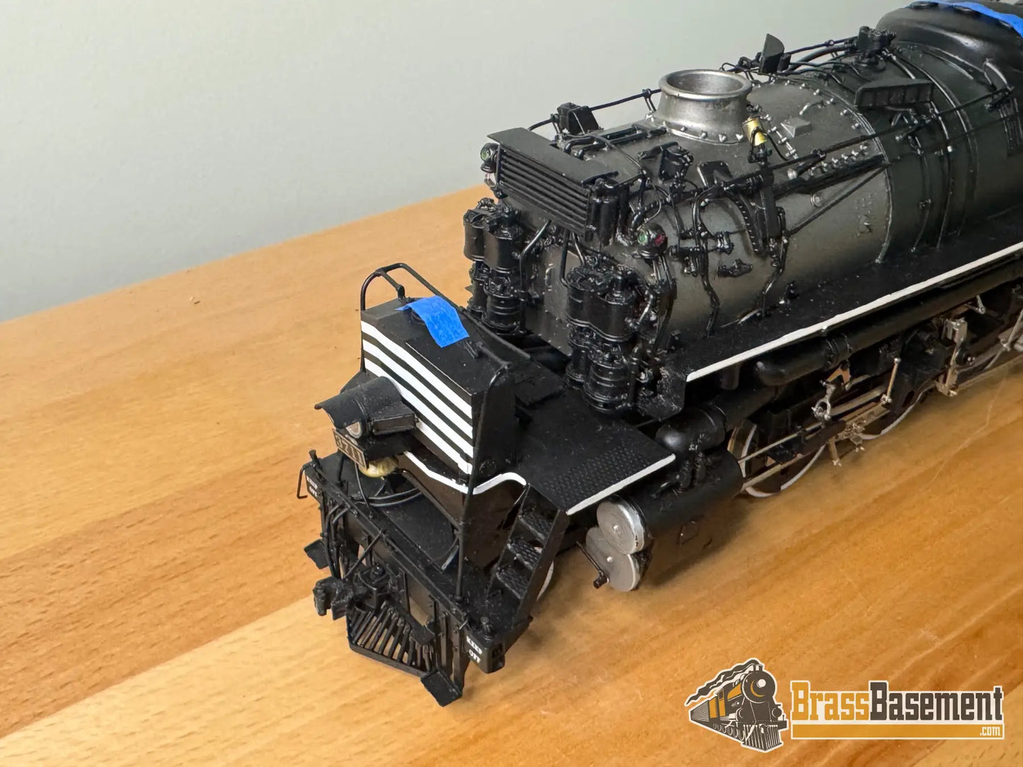 O Brass - Key Imports D&RGW Rio Grande L-105 4-6-6-6 #3711 - Green Boiler - MINT Steam