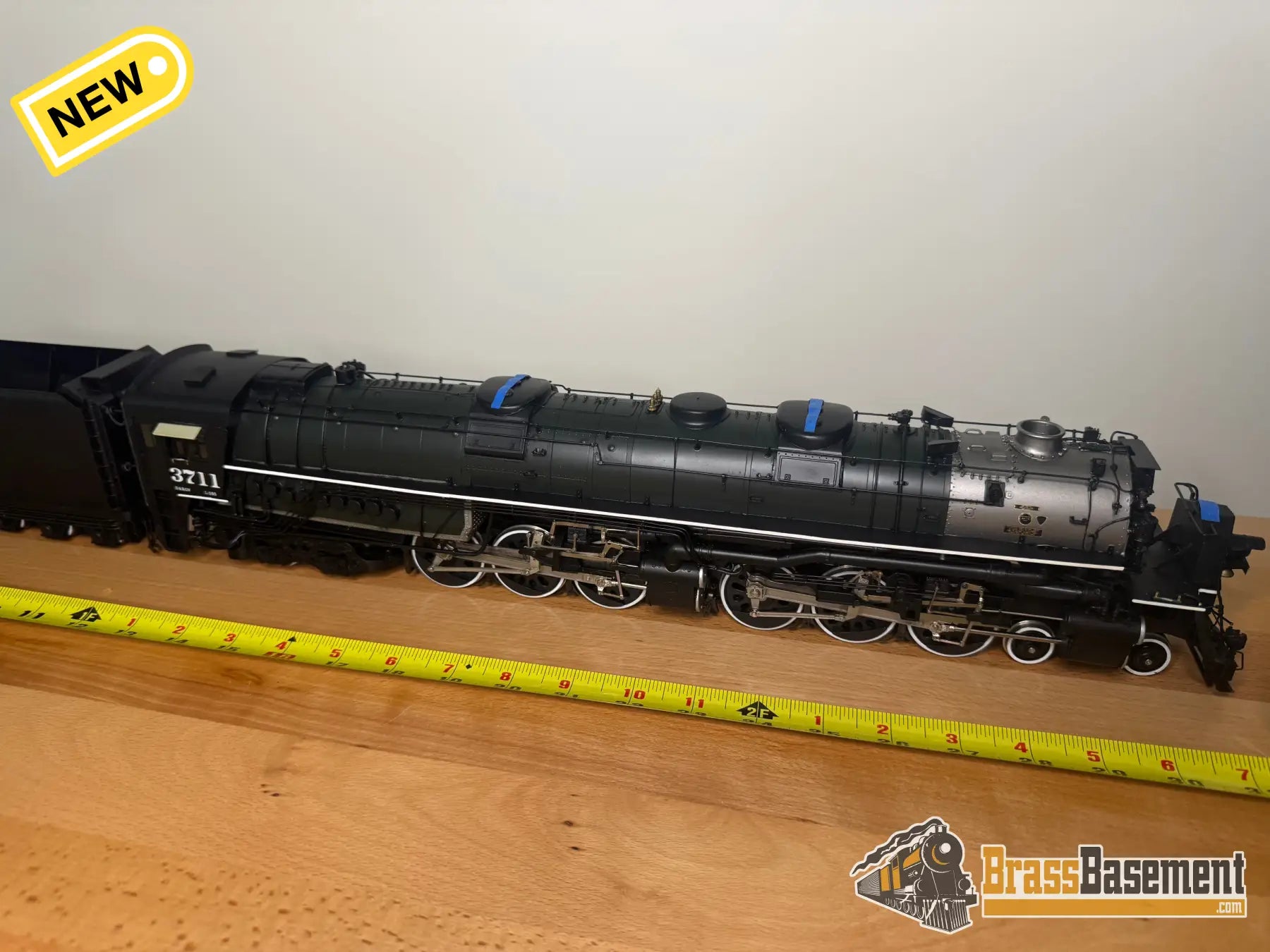 O Brass - Key Imports D&RGW Rio Grande L-105 4-6-6-6 #3711 - Green Boiler - MINT Steam
