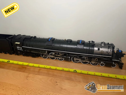 O Brass - Key Imports D&RGW Rio Grande L-105 4-6-6-6 #3711 - Green Boiler - MINT Steam