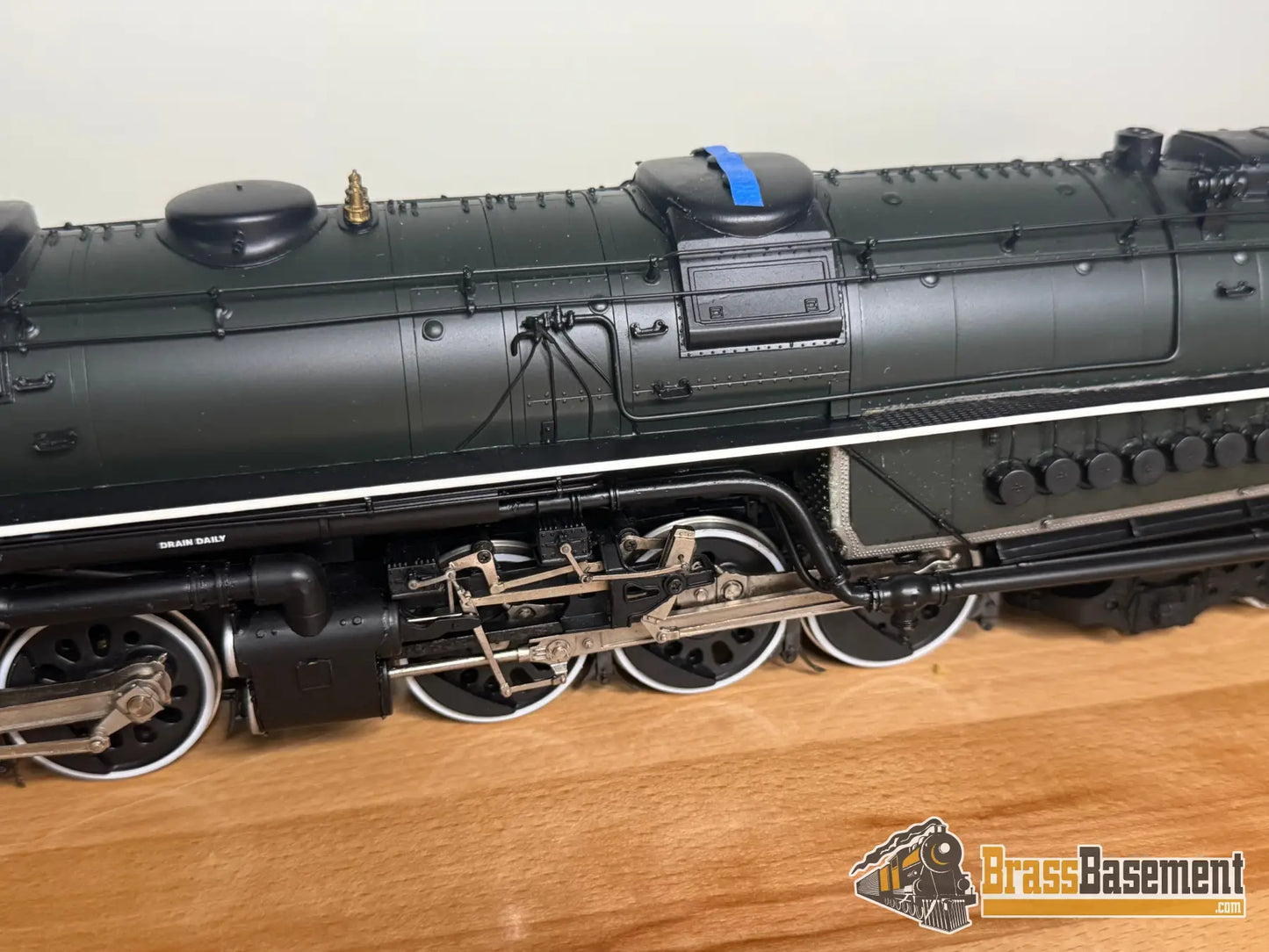 O Brass - Key Imports D&RGW Rio Grande L-105 4-6-6-6 #3711 - Green Boiler - MINT Steam