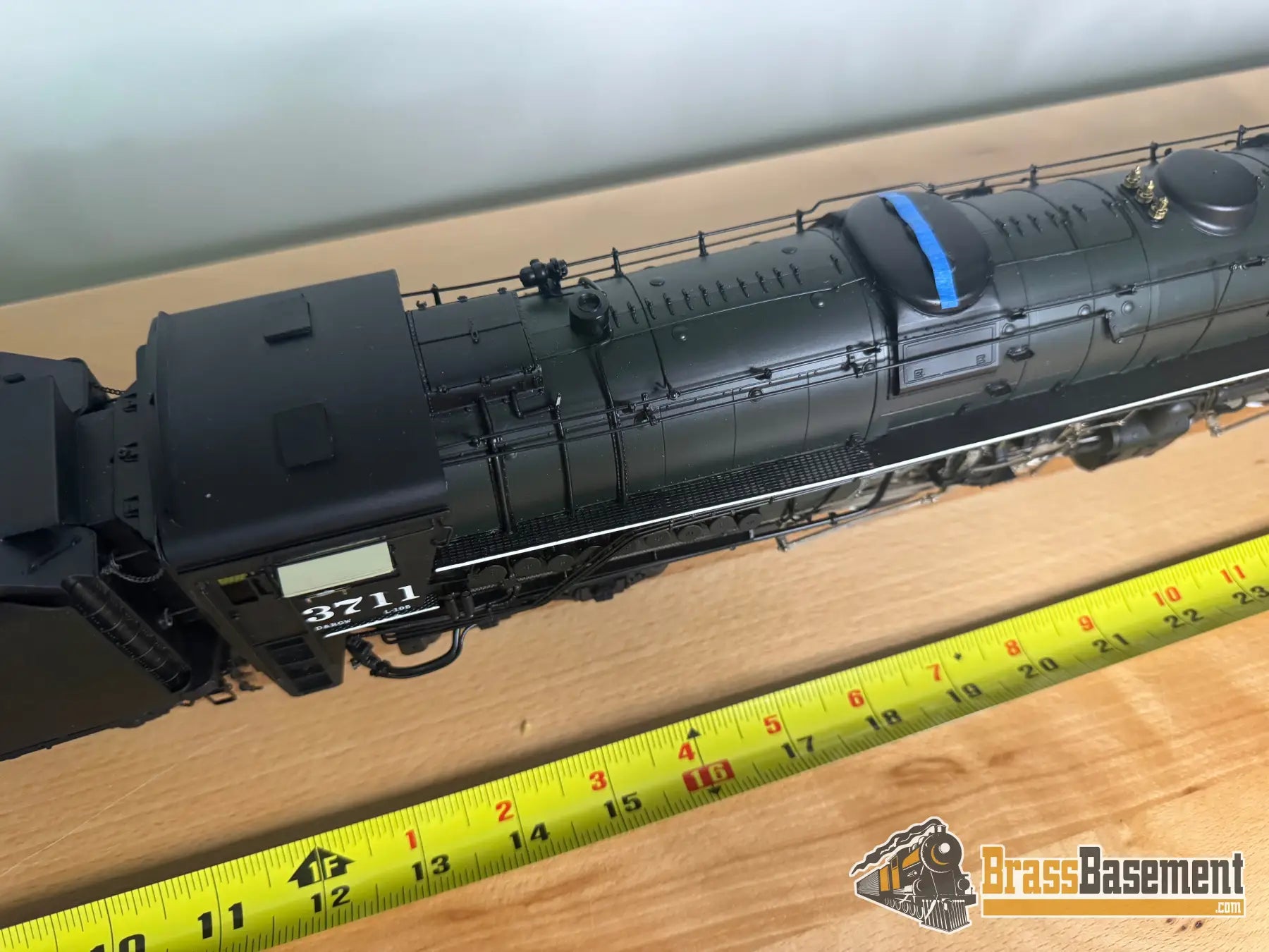 O Brass - Key Imports D&RGW Rio Grande L-105 4-6-6-6 #3711 - Green Boiler - MINT Steam