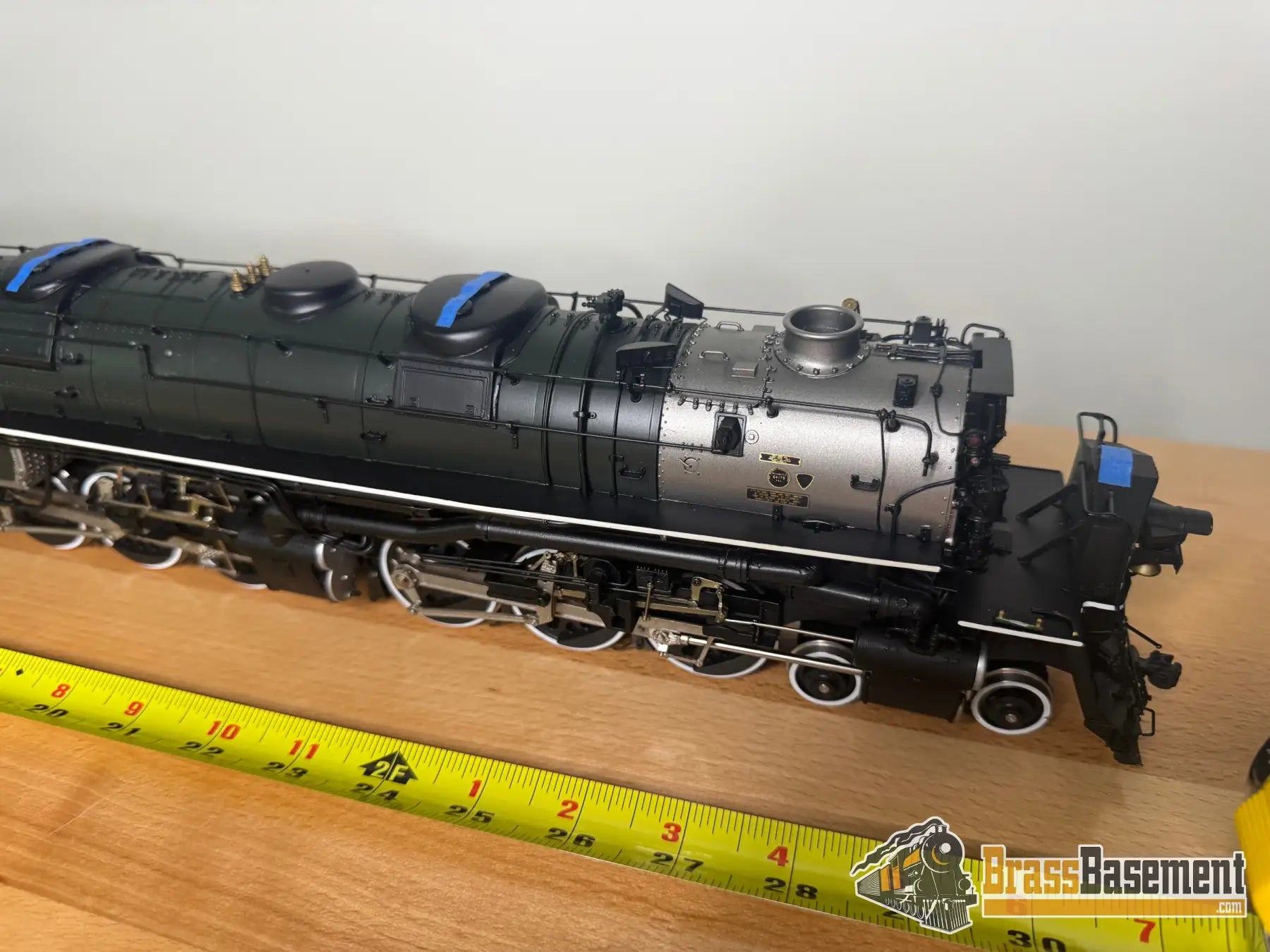 O Brass - Key Imports D&RGW Rio Grande L-105 4-6-6-6 #3711 - Green Boiler - MINT Steam