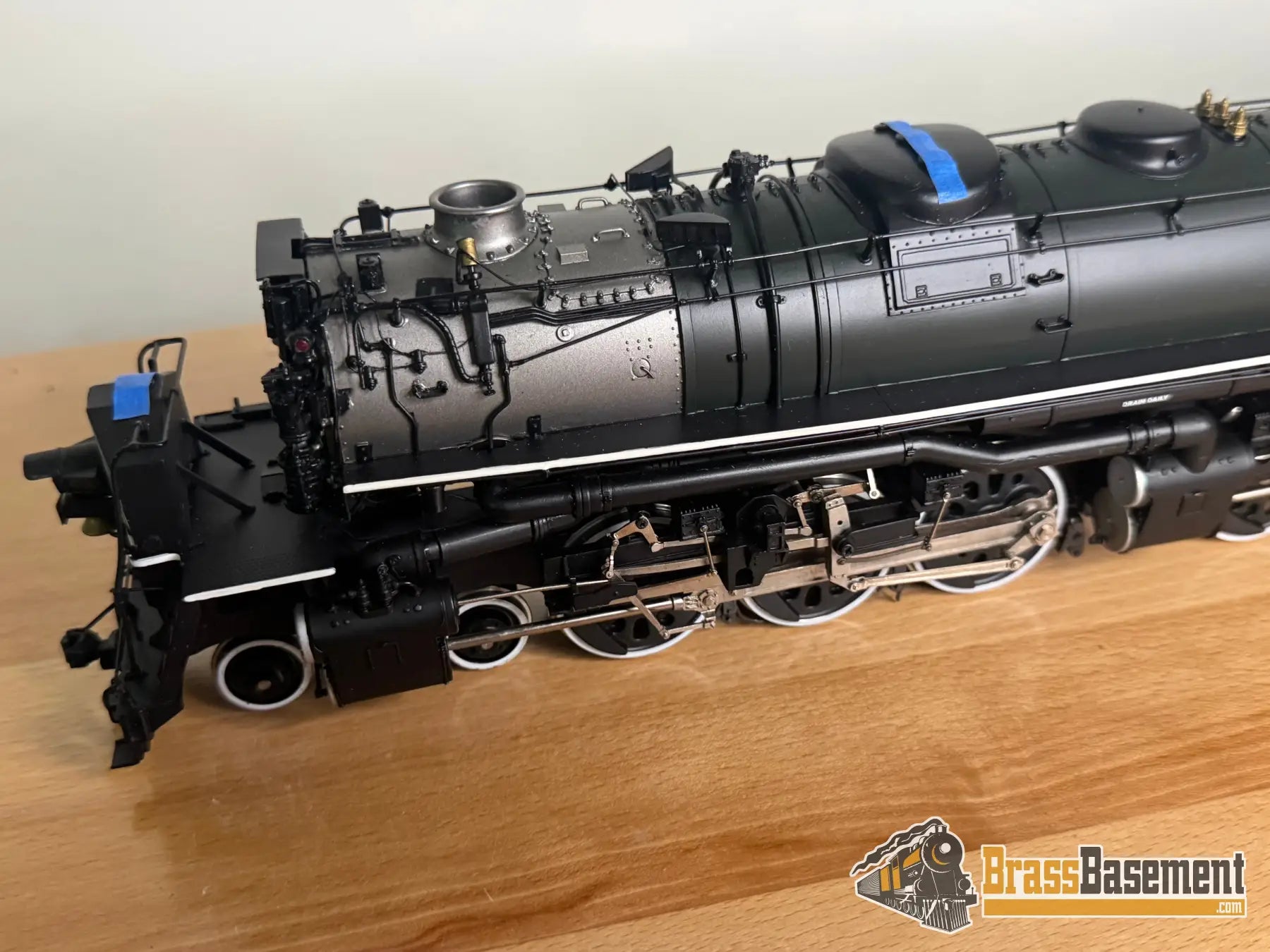 O Brass - Key Imports D&RGW Rio Grande L-105 4-6-6-6 #3711 - Green Boiler - MINT Steam