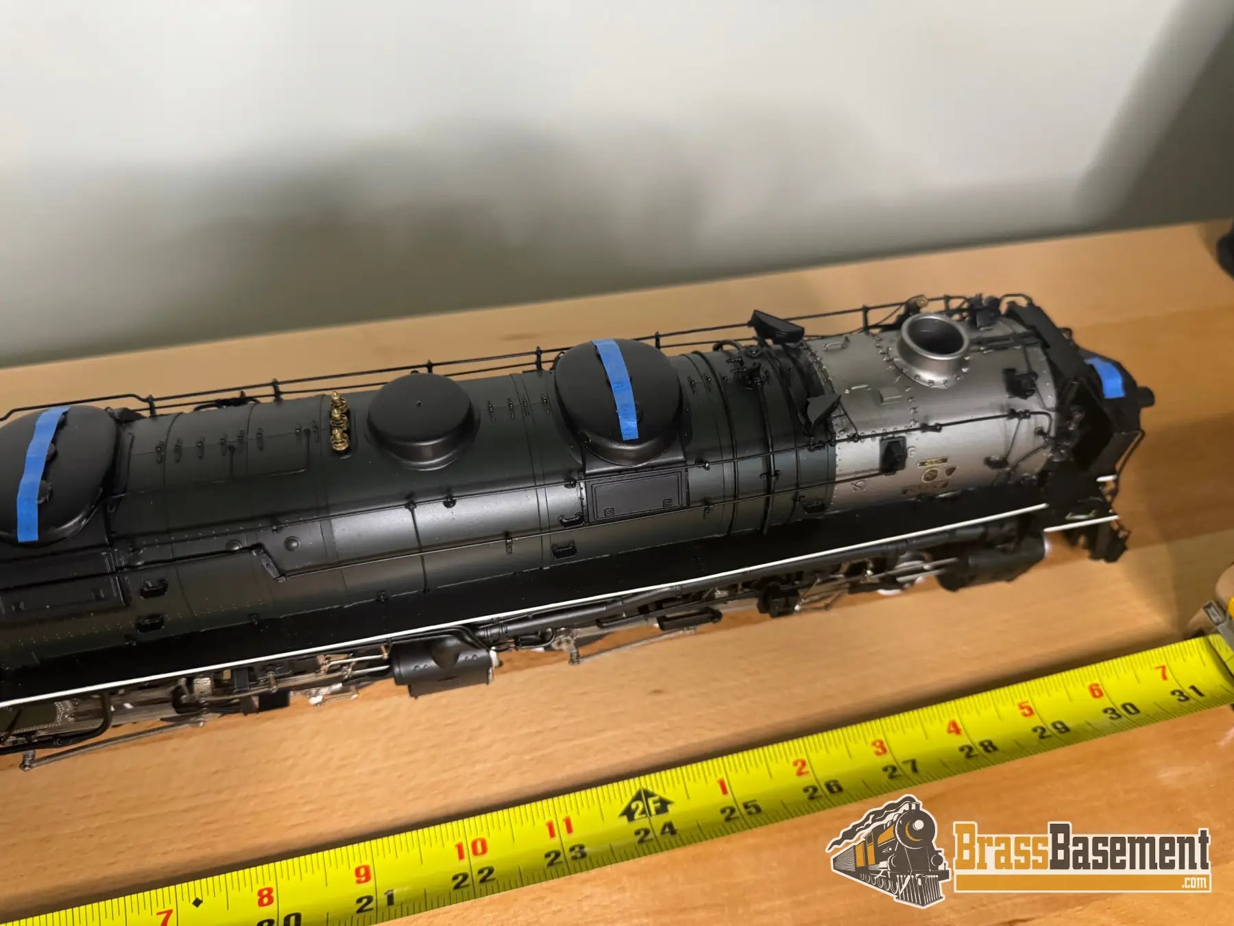 O Brass - Key Imports D&RGW Rio Grande L-105 4-6-6-6 #3711 - Green Boiler - MINT Steam