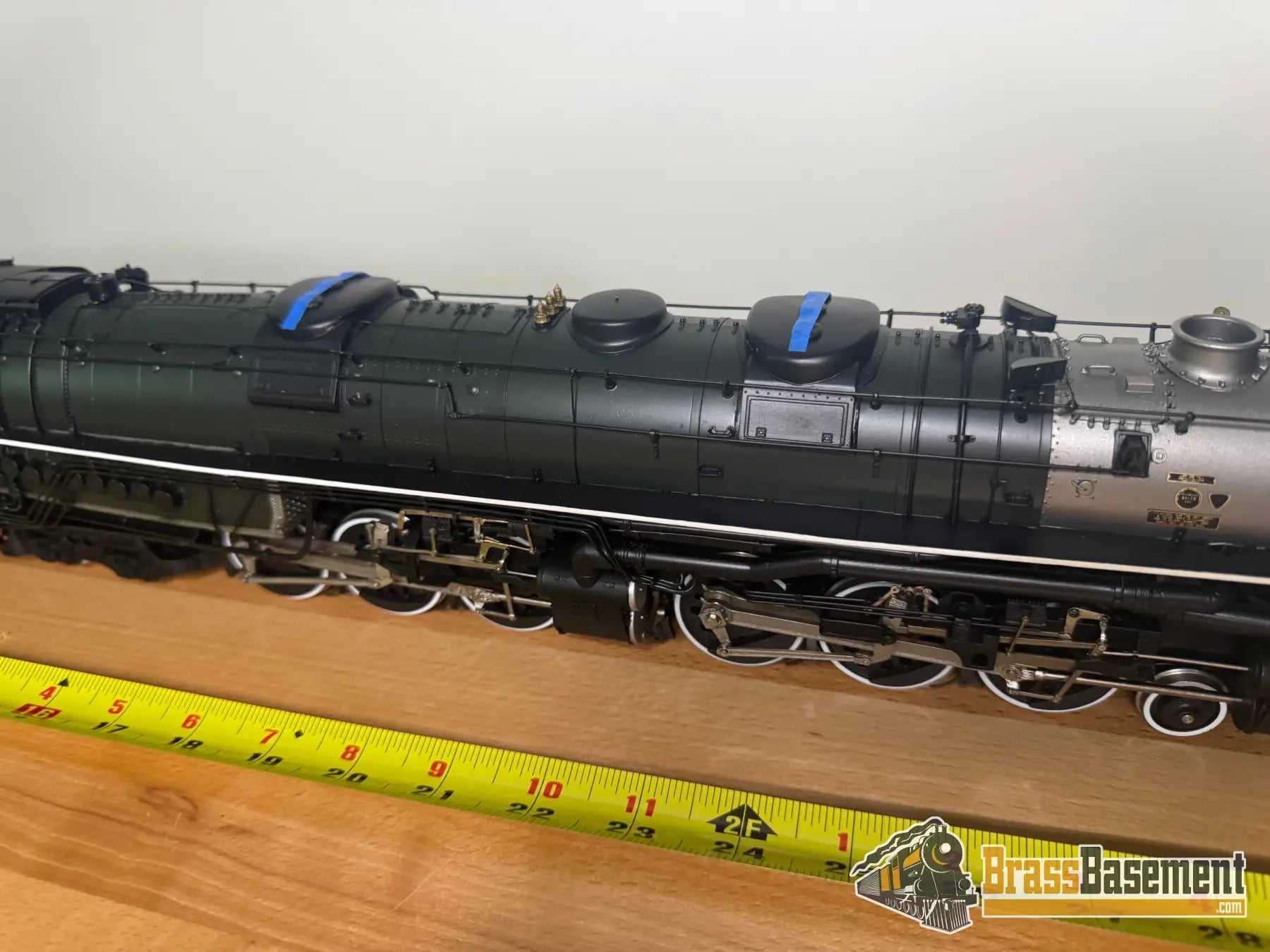 O Brass - Key Imports D&RGW Rio Grande L-105 4-6-6-6 #3711 - Green Boiler - MINT Steam