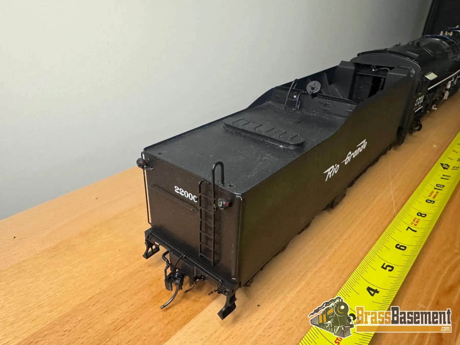 O Brass - Key Imports D&RGW Rio Grande L-105 4-6-6-6 #3711 - Green Boiler - MINT Steam
