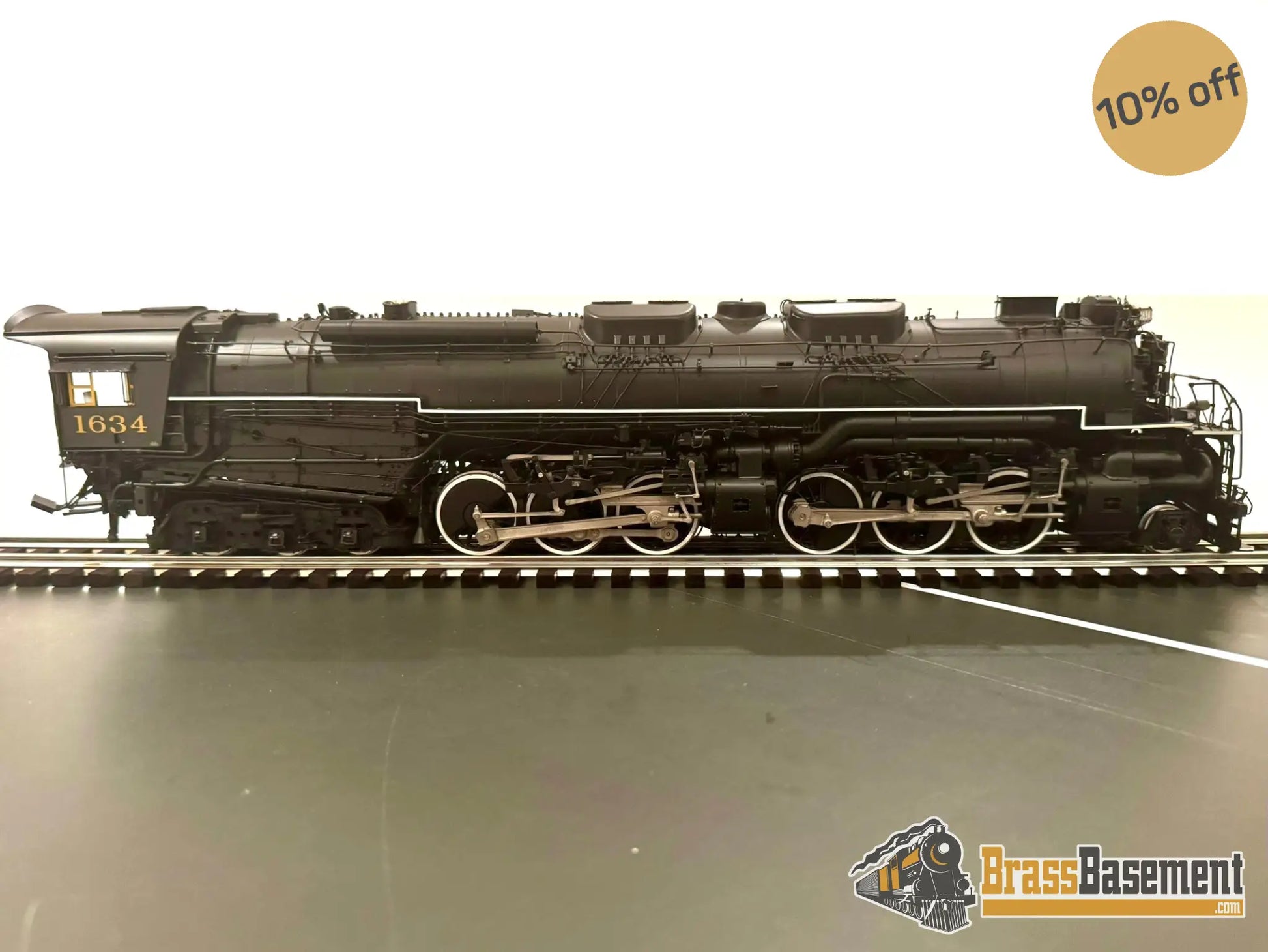 O Scale Brass - Kohs Chesapeake & Ohio C&O H-8 ’Allegheny’ 2-6-6-6 #1634 Lima Superpower Mint Diesel