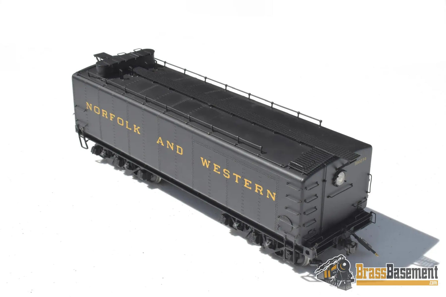 O Brass - Kohs N&W Norfolk & Western Auxiliary Water Tender Factory Paint Freight