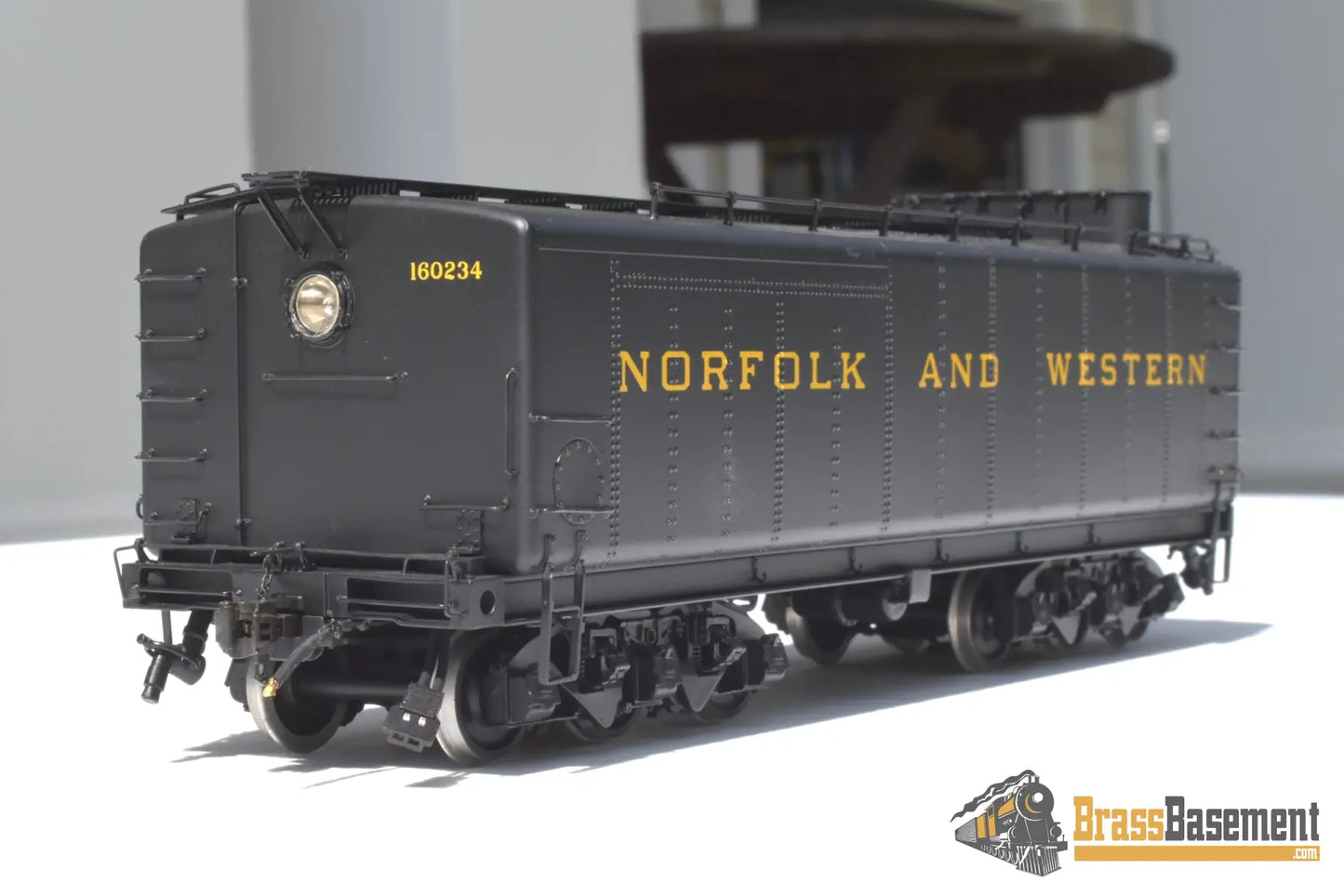 O Brass - Kohs N&W Norfolk & Western Auxiliary Water Tender Factory Paint Freight