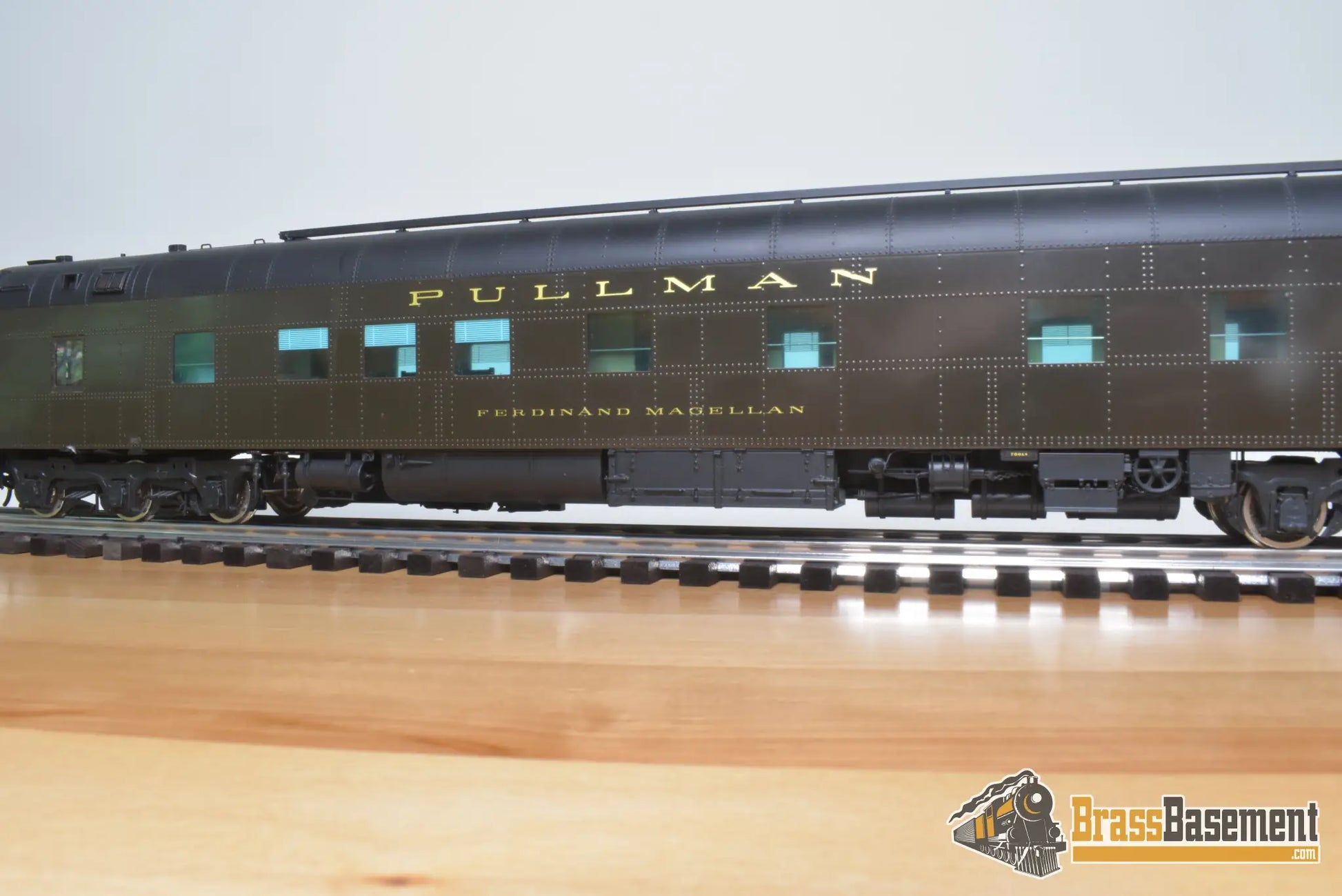 O Brass - Omi 2 Rail Ferdinand Magellan Presidential Car Museum Era W/ Lights & Interior Pullman