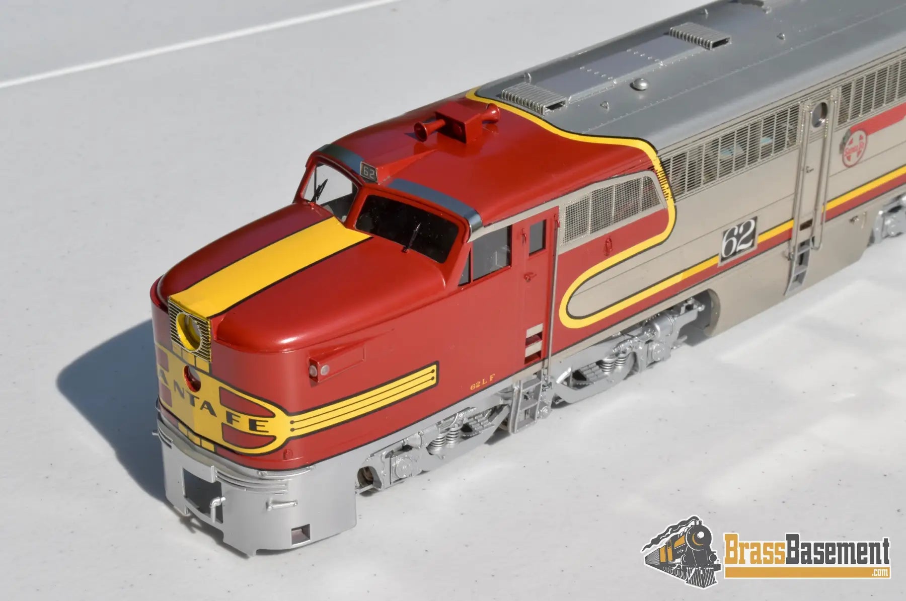 O Brass - Omi 0589.1 Atsf Santa Fe Pa - 1/Pb - 1 Warbonnet Diesel Set Superb Fp