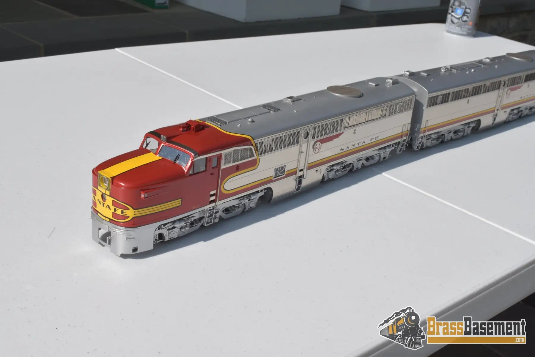 O Brass - Omi 0589.1 Atsf Santa Fe Pa - 1/Pb - 1 Warbonnet Diesel Set Superb Fp