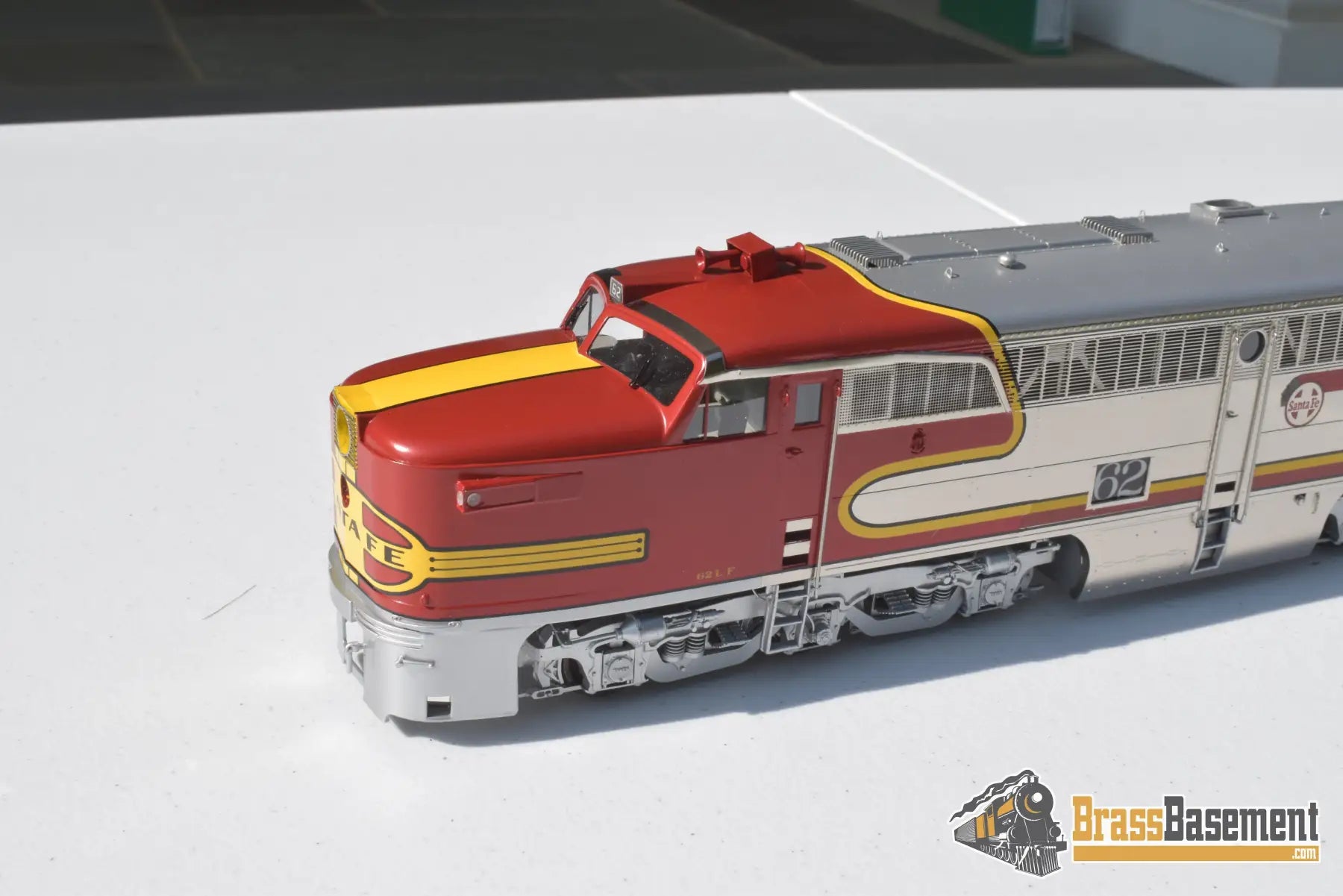 O Brass - Omi 0589.1 Atsf Santa Fe Pa - 1/Pb - 1 Warbonnet Diesel Set Superb Fp