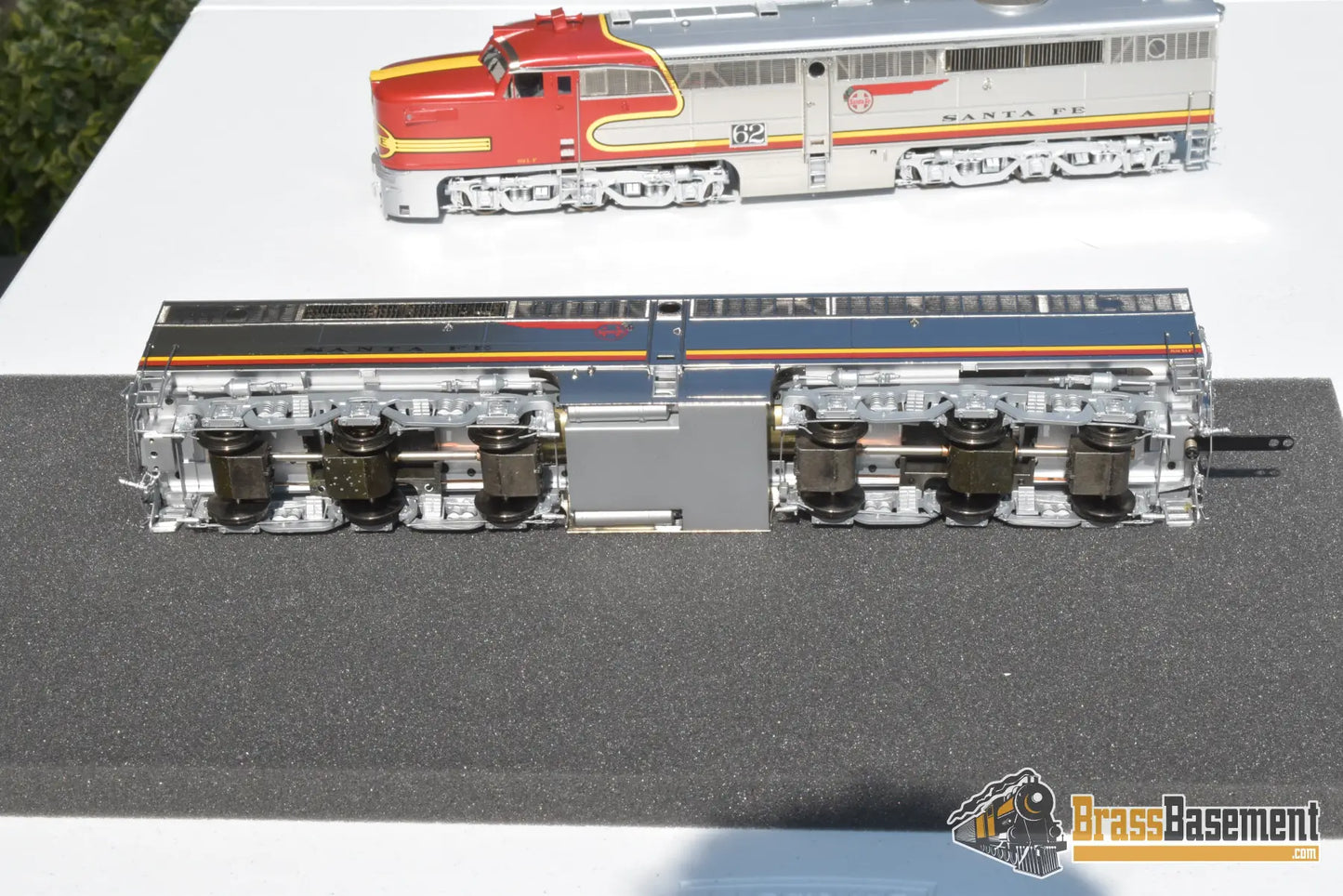 O Brass - Omi 0589.1 Atsf Santa Fe Pa - 1/Pb - 1 Warbonnet Diesel Set Superb Fp