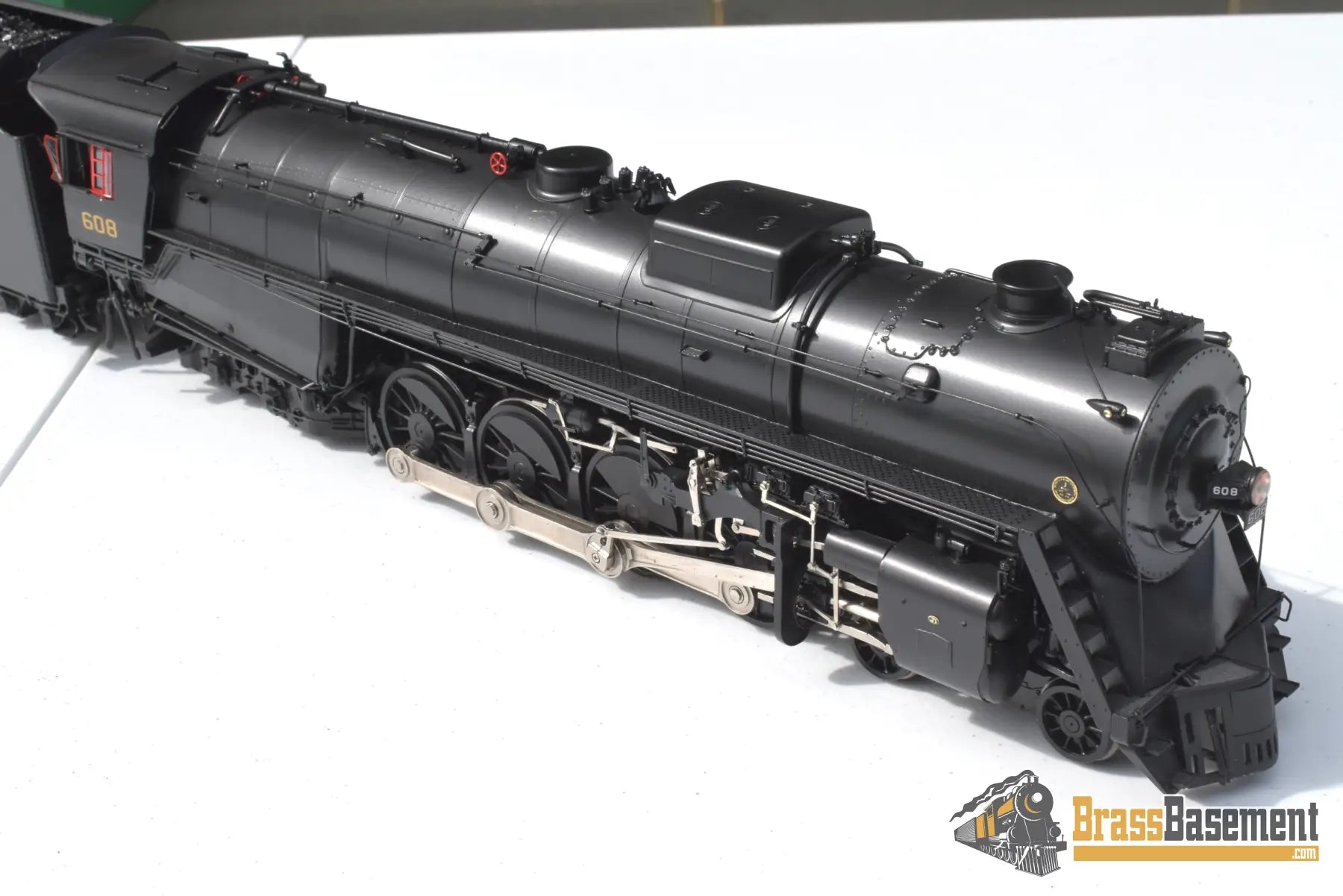 O Brass - Omi 0926.1 N&W Norfolk & Western J - 1 Class 4 - 8 - 4 #608 Factory Painted Unstreamlined