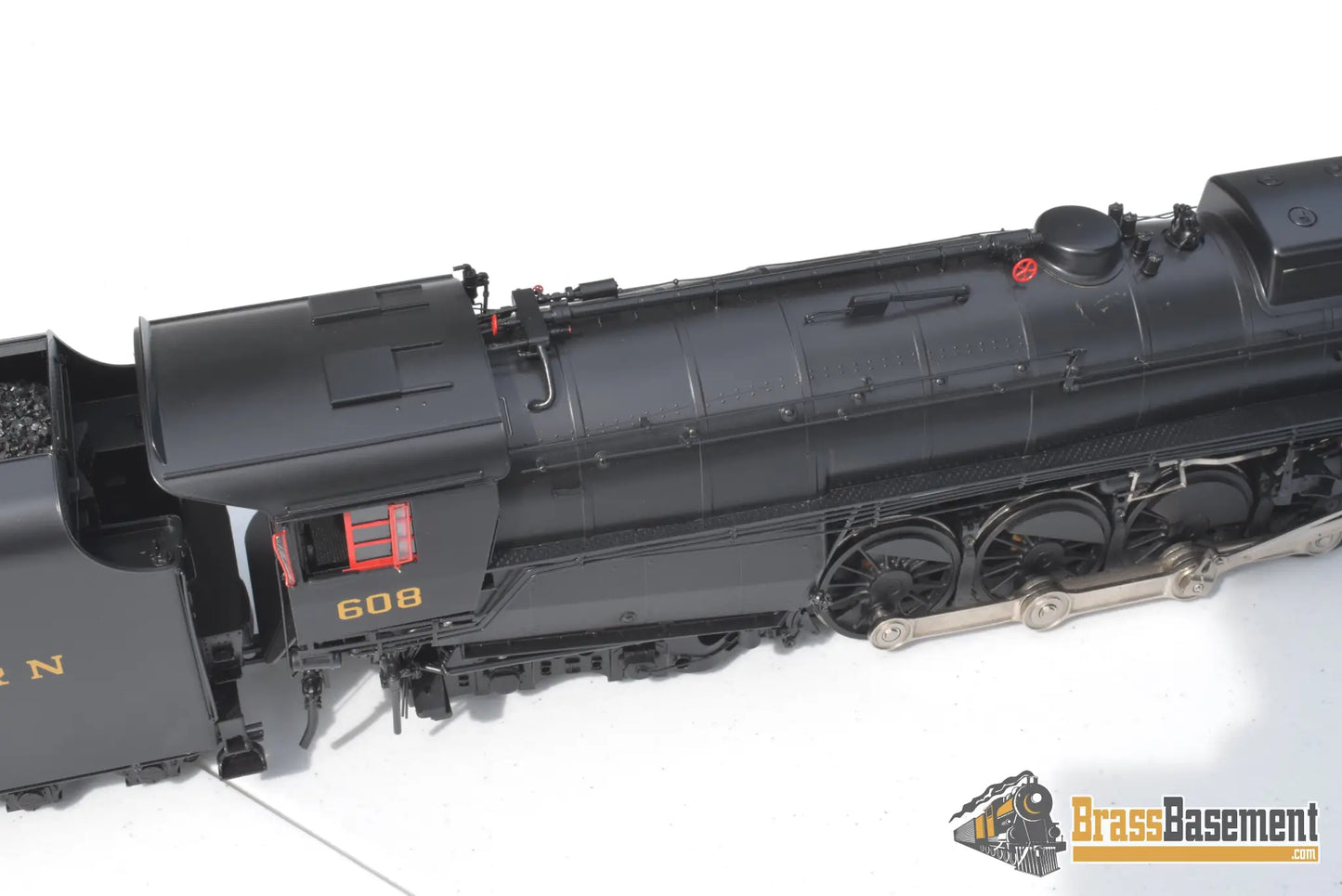 O Brass - Omi 0926.1 N&W Norfolk & Western J - 1 Class 4 - 8 - 4 #608 Factory Painted Unstreamlined