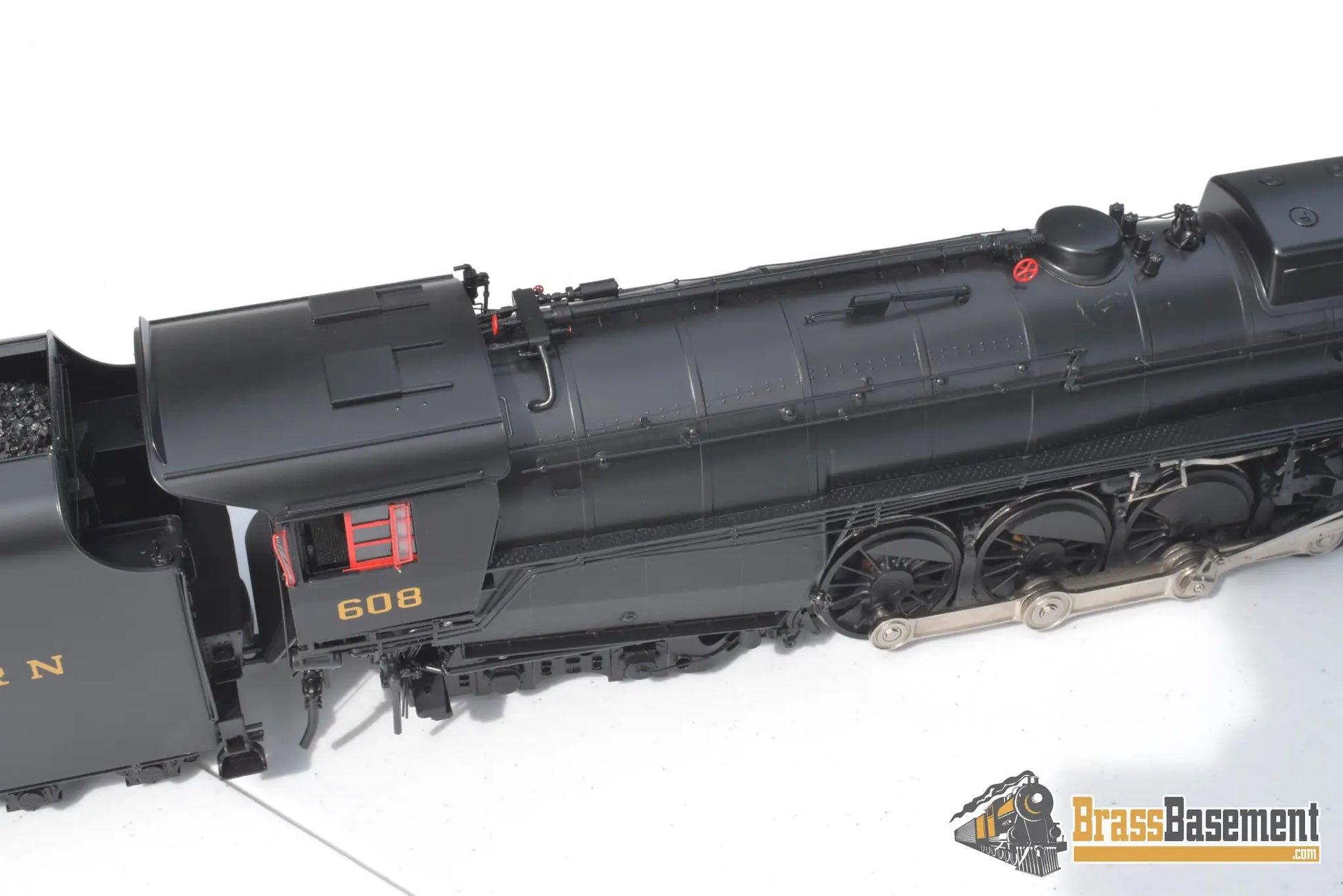 O Brass - Omi 0926.1 N&W Norfolk & Western J - 1 Class 4 - 8 - 4 #608 Factory Painted Unstreamlined