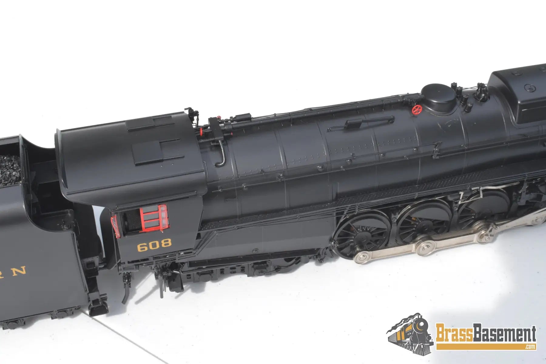 O Brass - Omi 0926.1 N&W Norfolk & Western J - 1 Class 4 - 8 - 4 #608 Factory Painted Unstreamlined