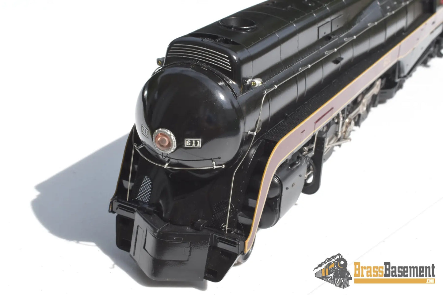 O Brass - Omi 0928.1 N&W Norfolk & Western J Class 4 - 8 - 4 #611 Factory Painted Pristine Steam