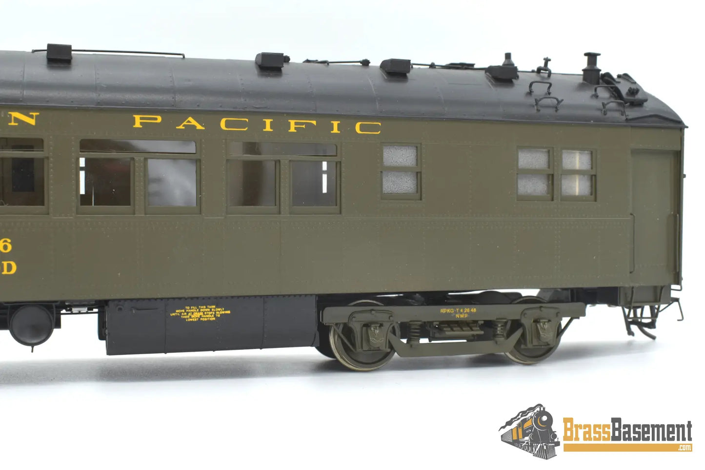 O Brass - Psc 15801 Northwestern Pacific “Redwood” Harriman 60’ Business Car F/P Passenger