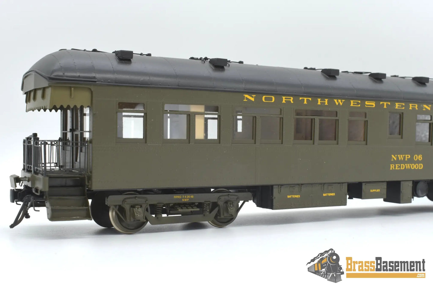 O Brass - Psc 15801 Northwestern Pacific “Redwood” Harriman 60’ Business Car F/P Passenger