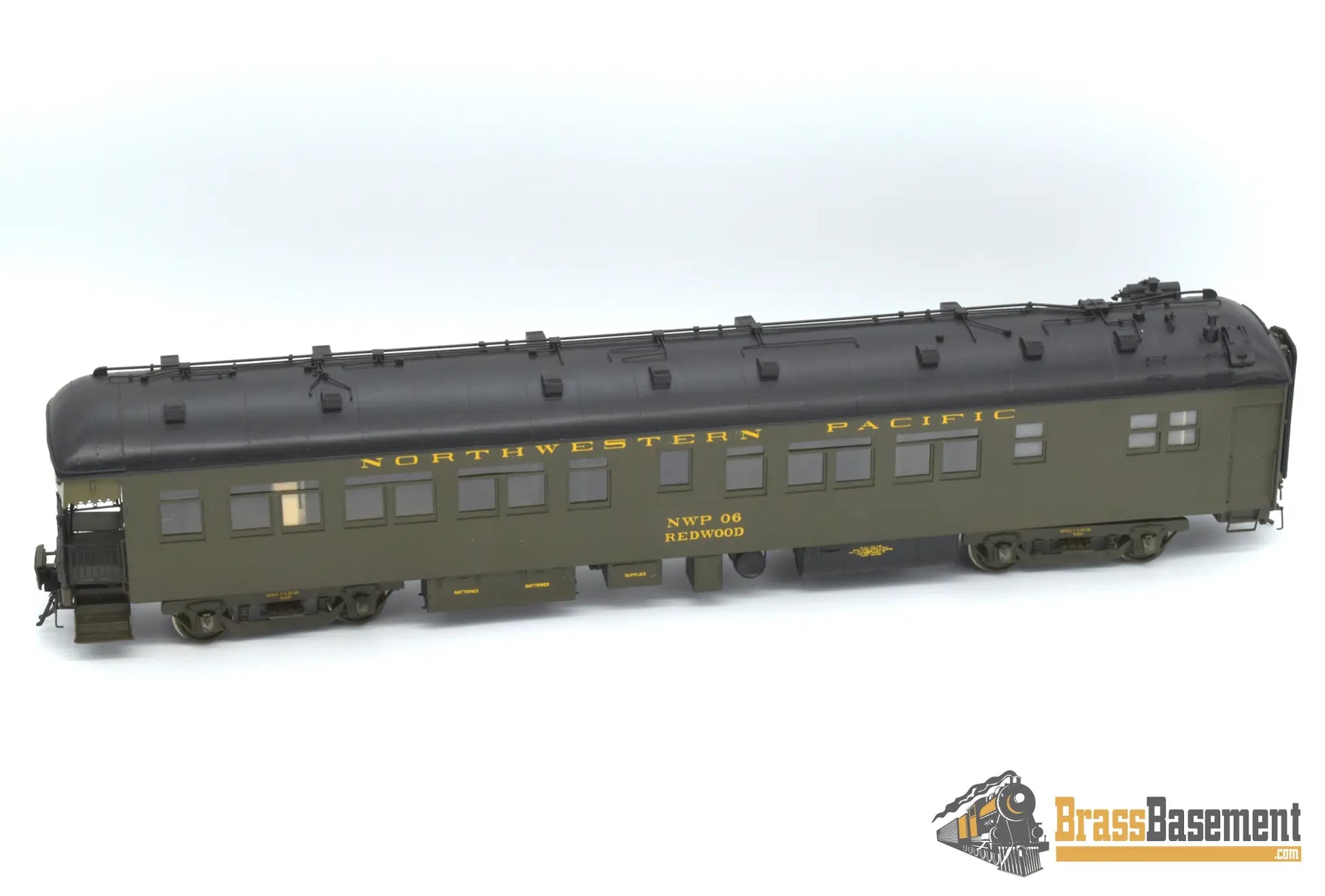 O Brass - Psc 15801 Northwestern Pacific “Redwood” Harriman 60’ Business Car F/P Passenger