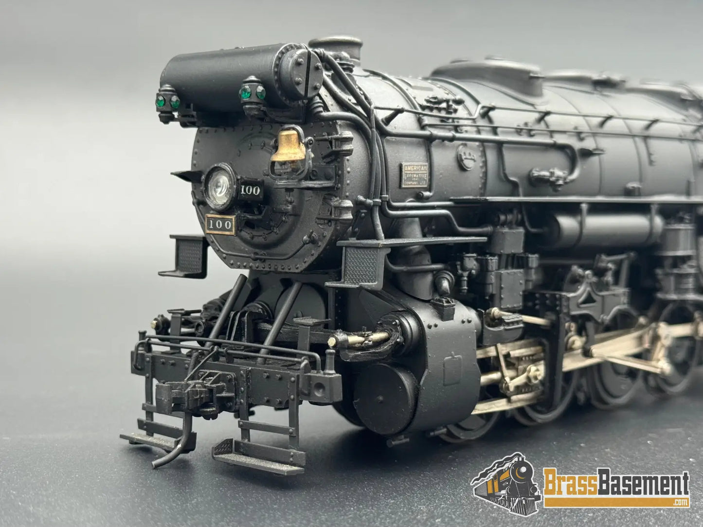 O Brass - US Hobbies Indiana Harbor Belt IHB 0-8-0 3 Cylinder Super Switcher! - Pro Paint Steam