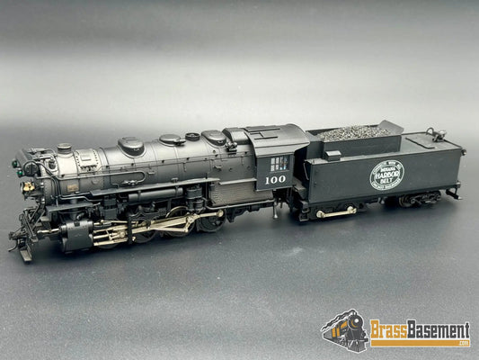 O Brass - US Hobbies Indiana Harbor Belt IHB 0-8-0 3 Cylinder Super Switcher! - Pro Paint Steam