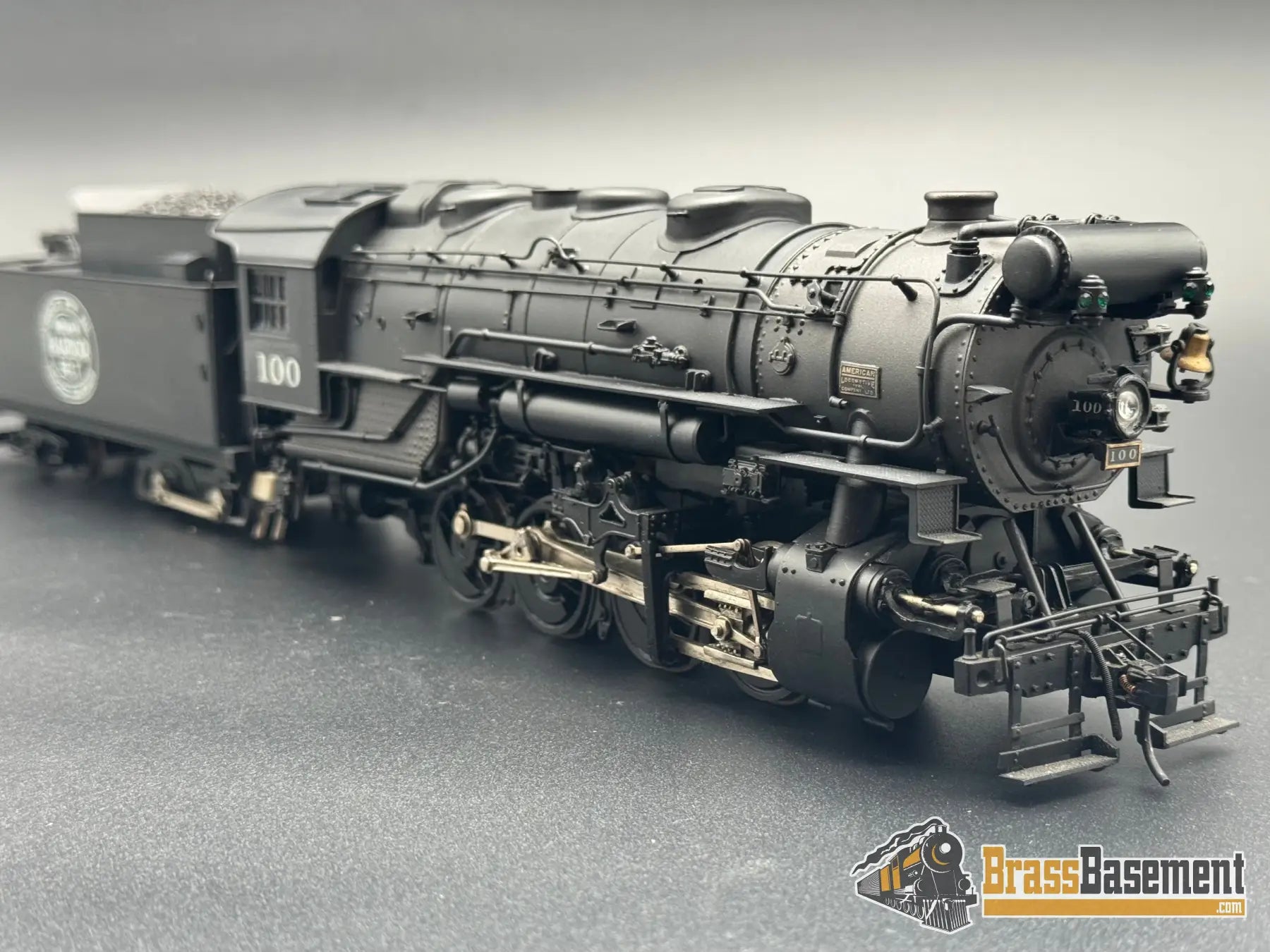 O Brass - US Hobbies Indiana Harbor Belt IHB 0-8-0 3 Cylinder Super Switcher! - Pro Paint Steam