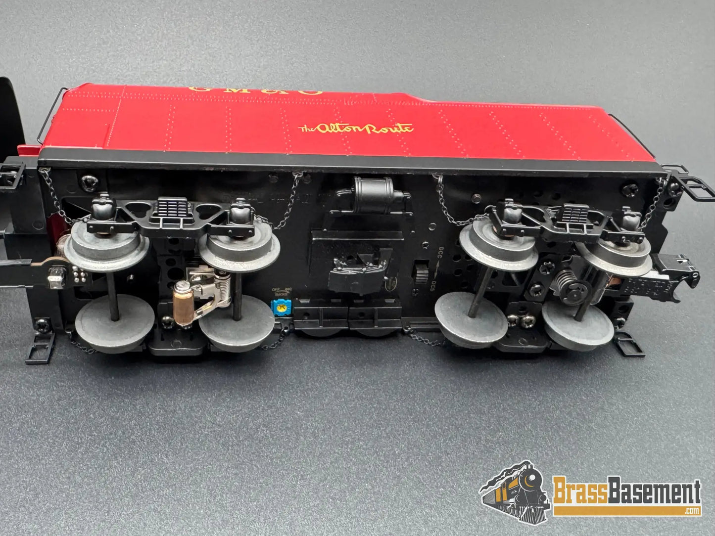 O Gauge - MTH 20-3814-1 3-Rail GM&O 4-6-2 Heavy Pacific Steam #580 w/ PS3 Sound - RED Steam