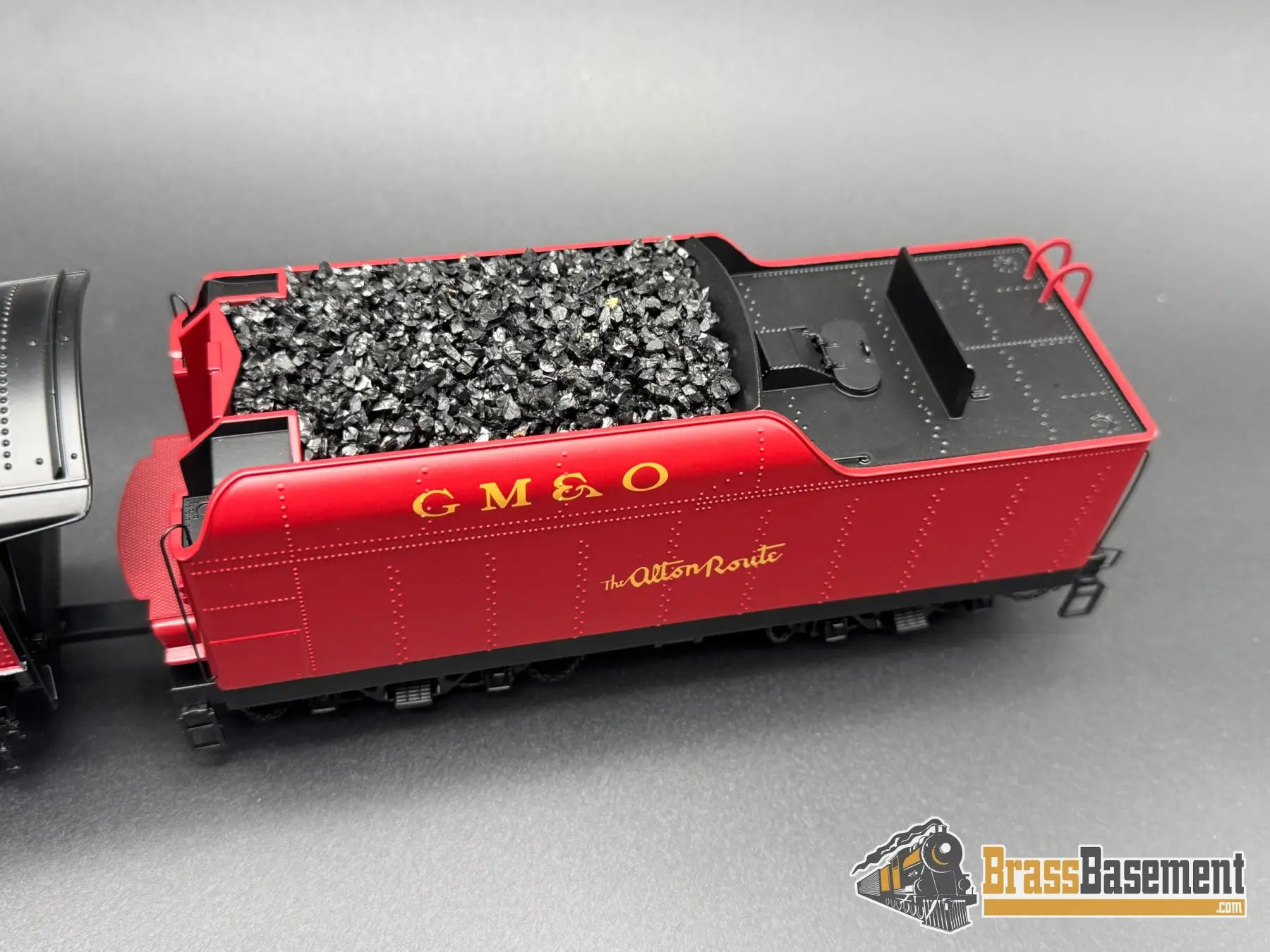 O Gauge - MTH 20-3814-1 3-Rail GM&O 4-6-2 Heavy Pacific Steam #580 w/ PS3 Sound - RED Steam