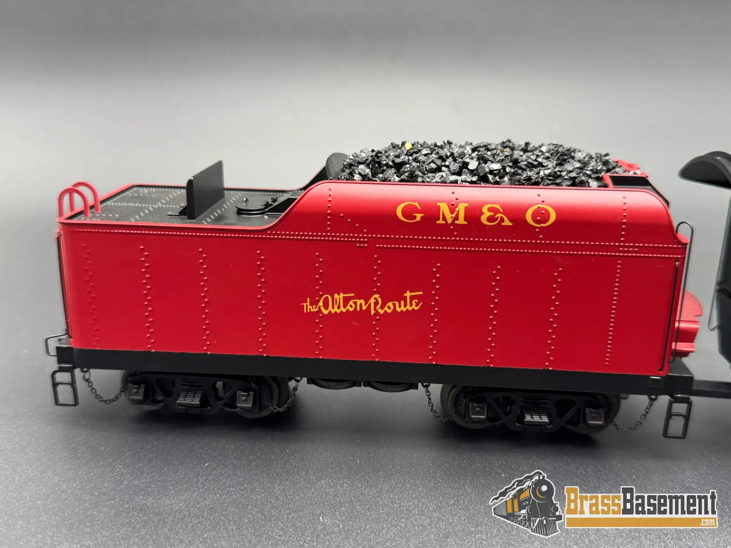 O Gauge - MTH 20-3814-1 3-Rail GM&O 4-6-2 Heavy Pacific Steam #580 w/ PS3 Sound - RED Steam