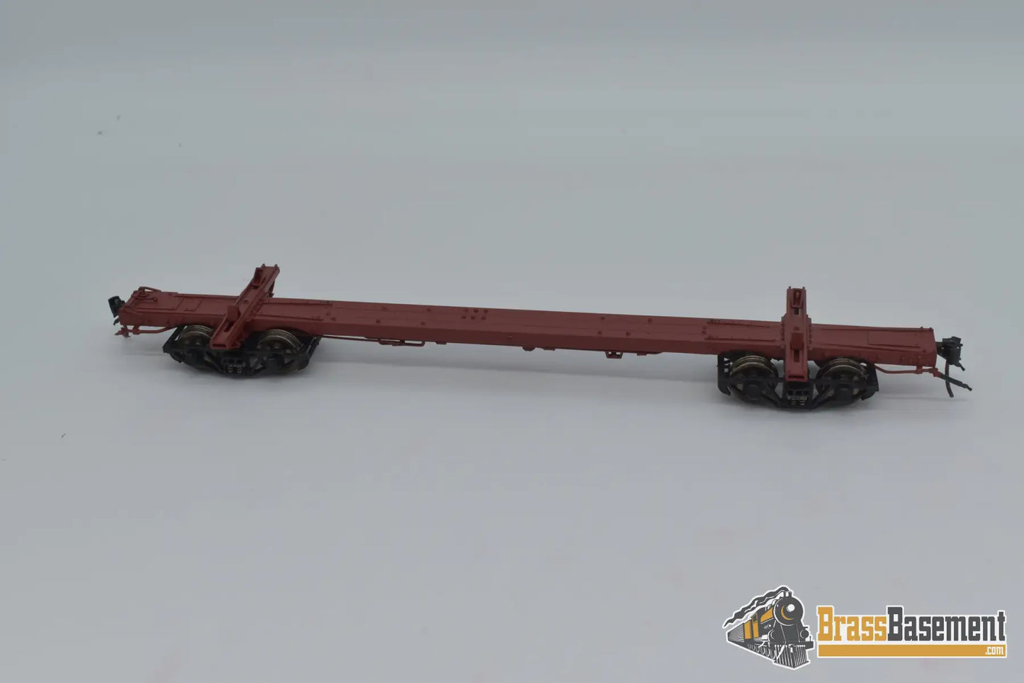 On3 Brass - Bts Skeleton Log Car Type 1 F/P Brown Freight